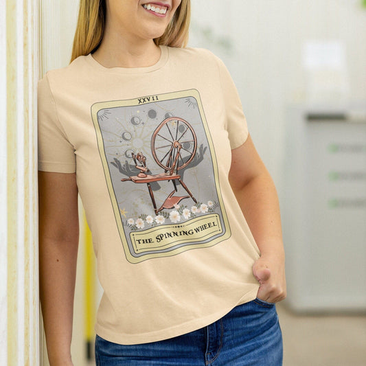 The Spinning Wheel Tarot Card Shirt, Yarn Lover