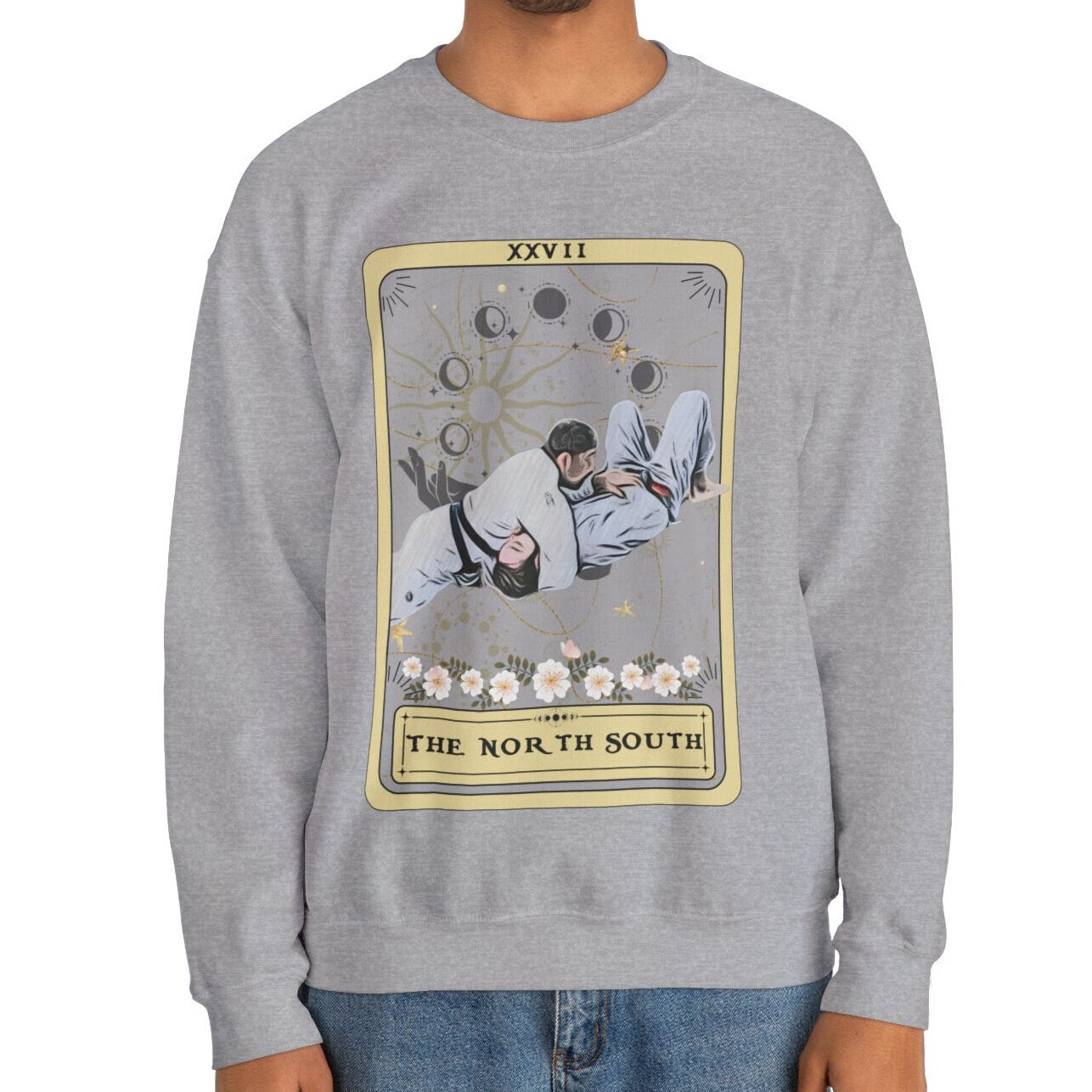 Jiu Jitsu Sweatshirt, The North South Tarot Card