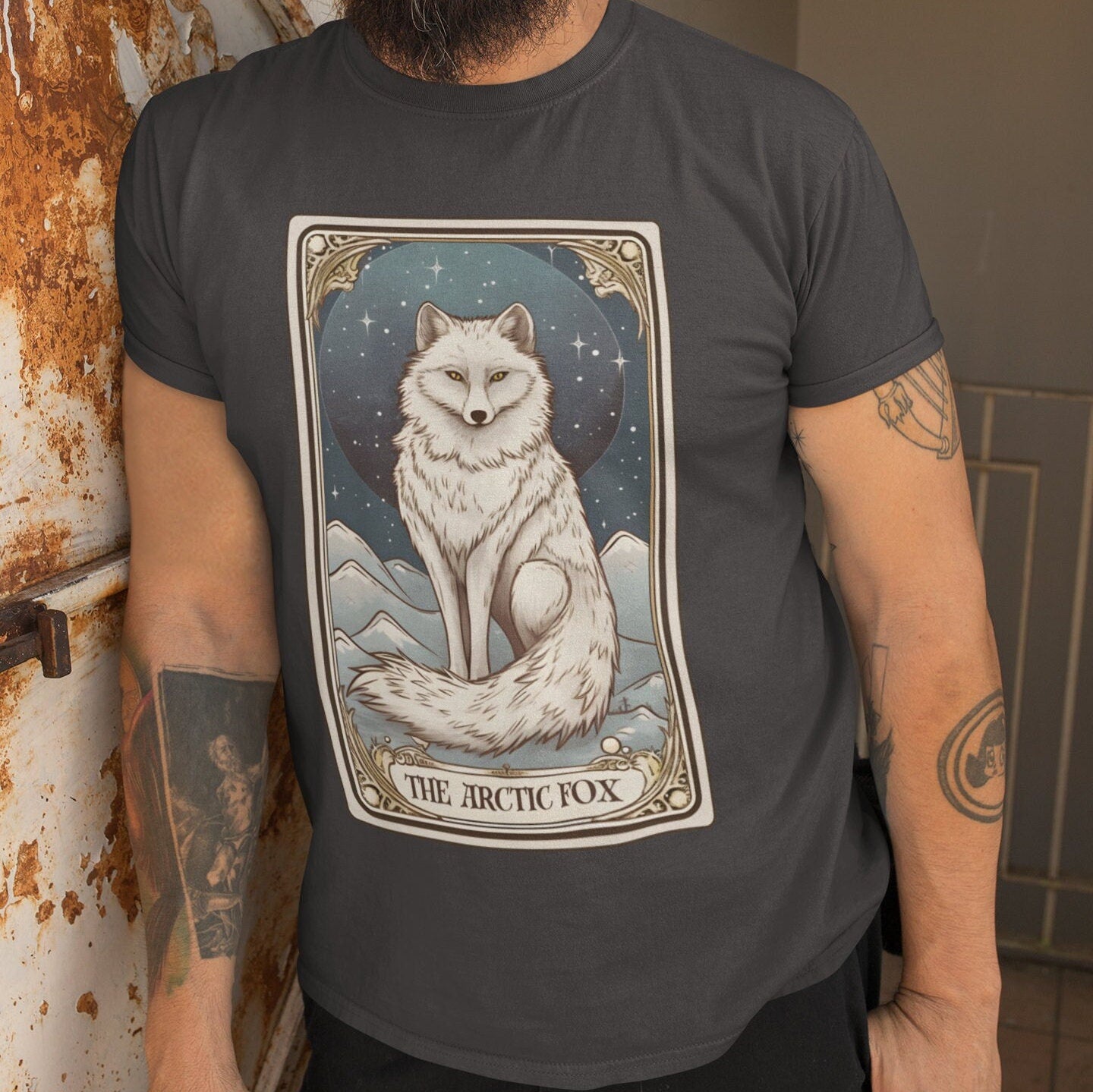 The Arctic Fox Tarot Card Shirt