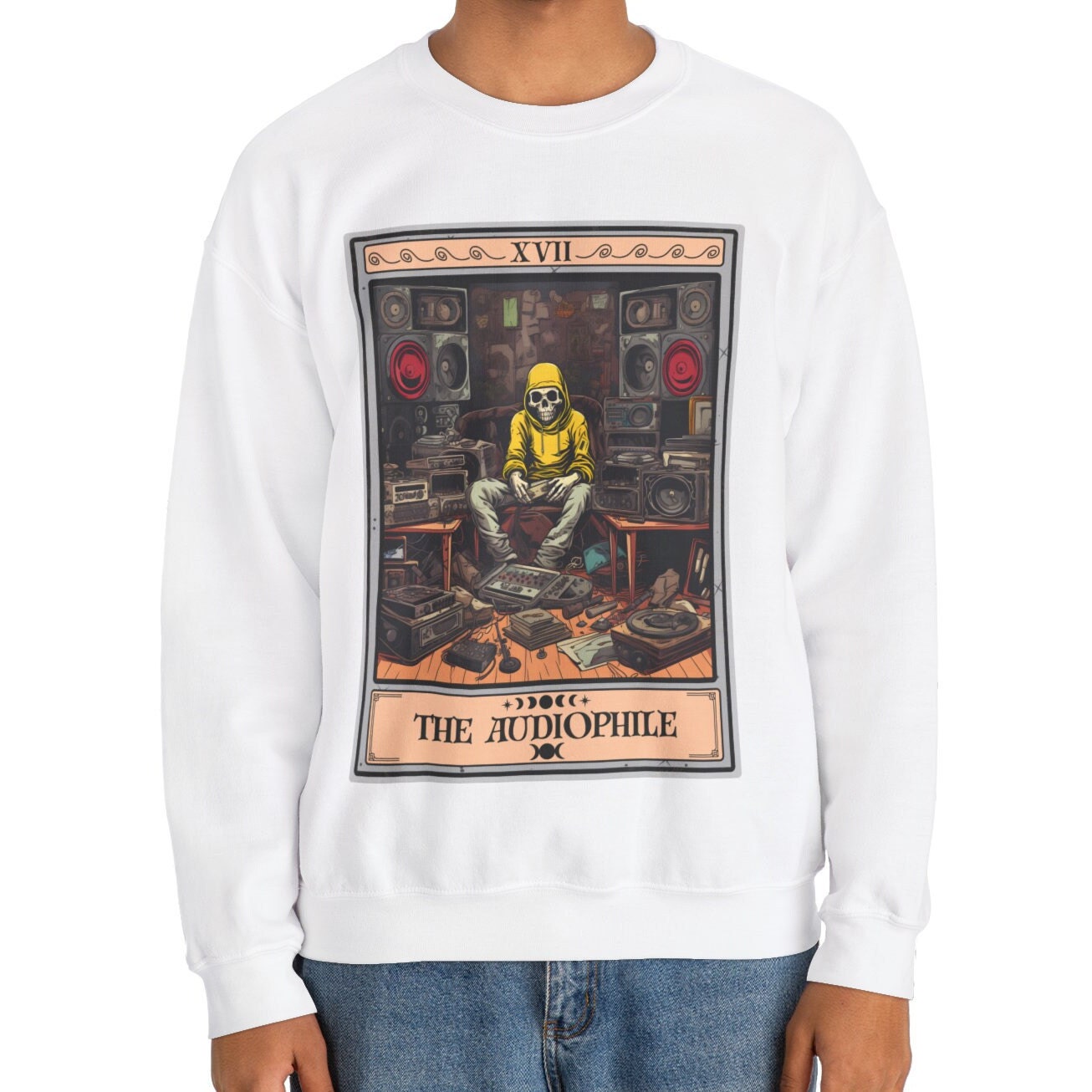 The Audiophile Tarot Card Sweatshirt