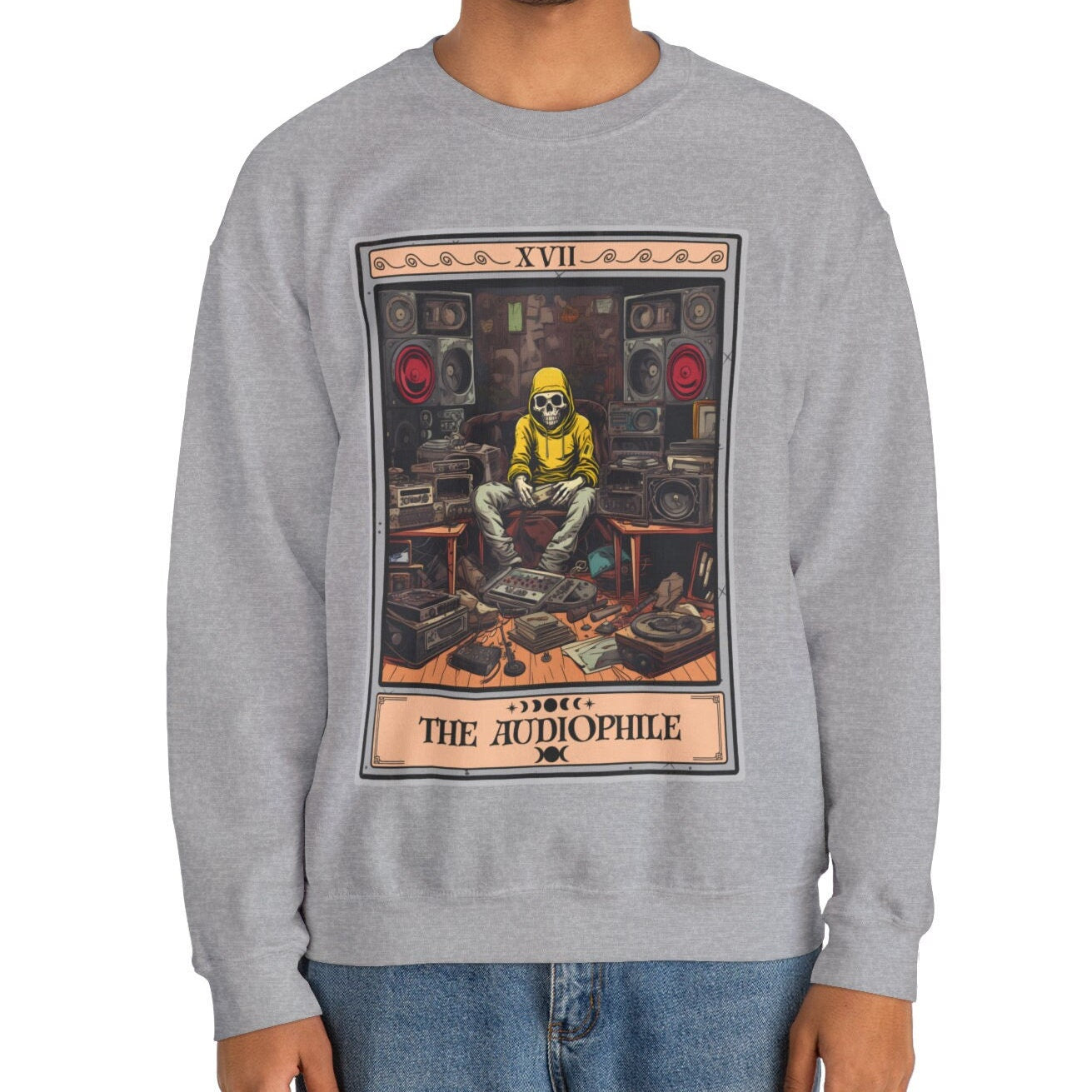 The Audiophile Tarot Card Sweatshirt