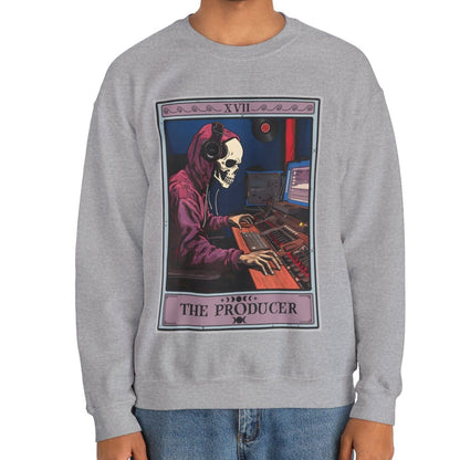 The Producer Tarot Card Sweatshirt, Music Producer Recording Studio