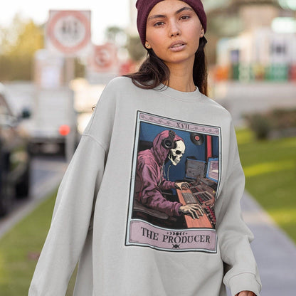 The Producer Tarot Card Sweatshirt, Music Producer Recording Studio