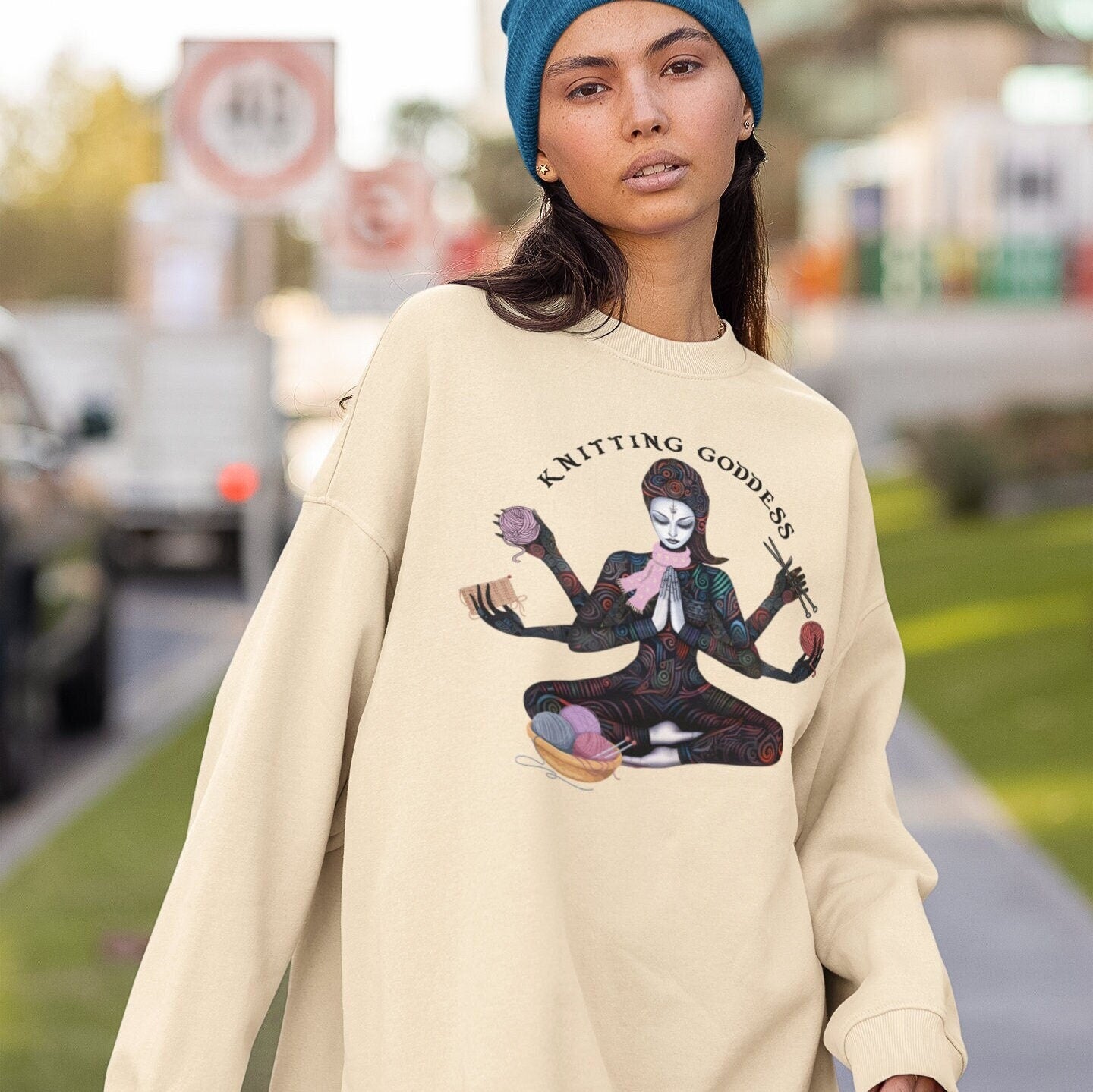 Knitting Goddess Sweatshirt