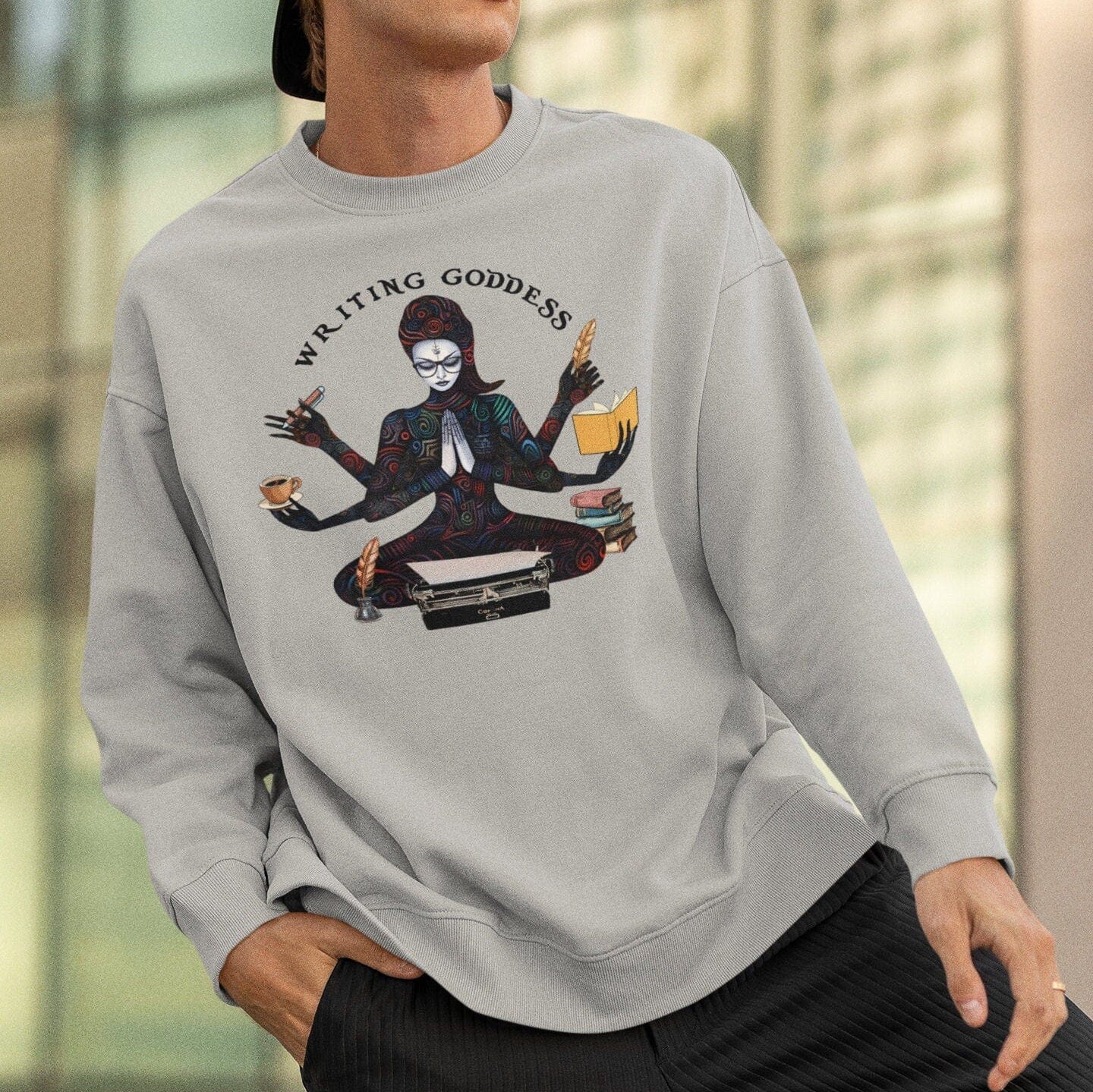 Writing Goddess Sweatshirt, Writer Author