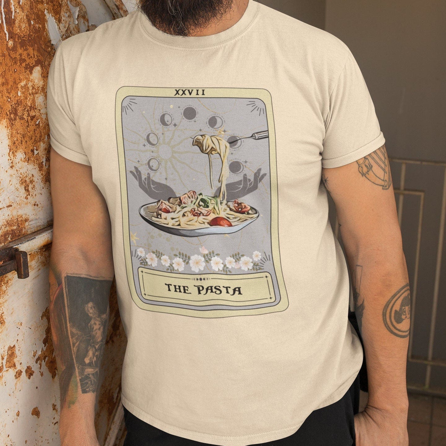 The Pasta Tarot Card Shirt, Spaghetti Lover