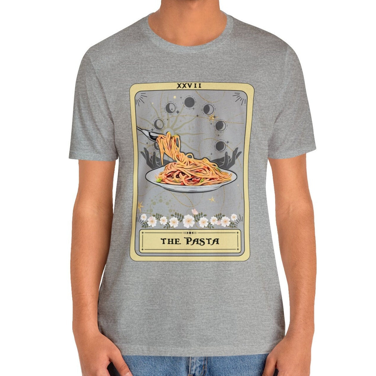 The Pasta Tarot Card Shirt, Spaghetti Lover Italian Food