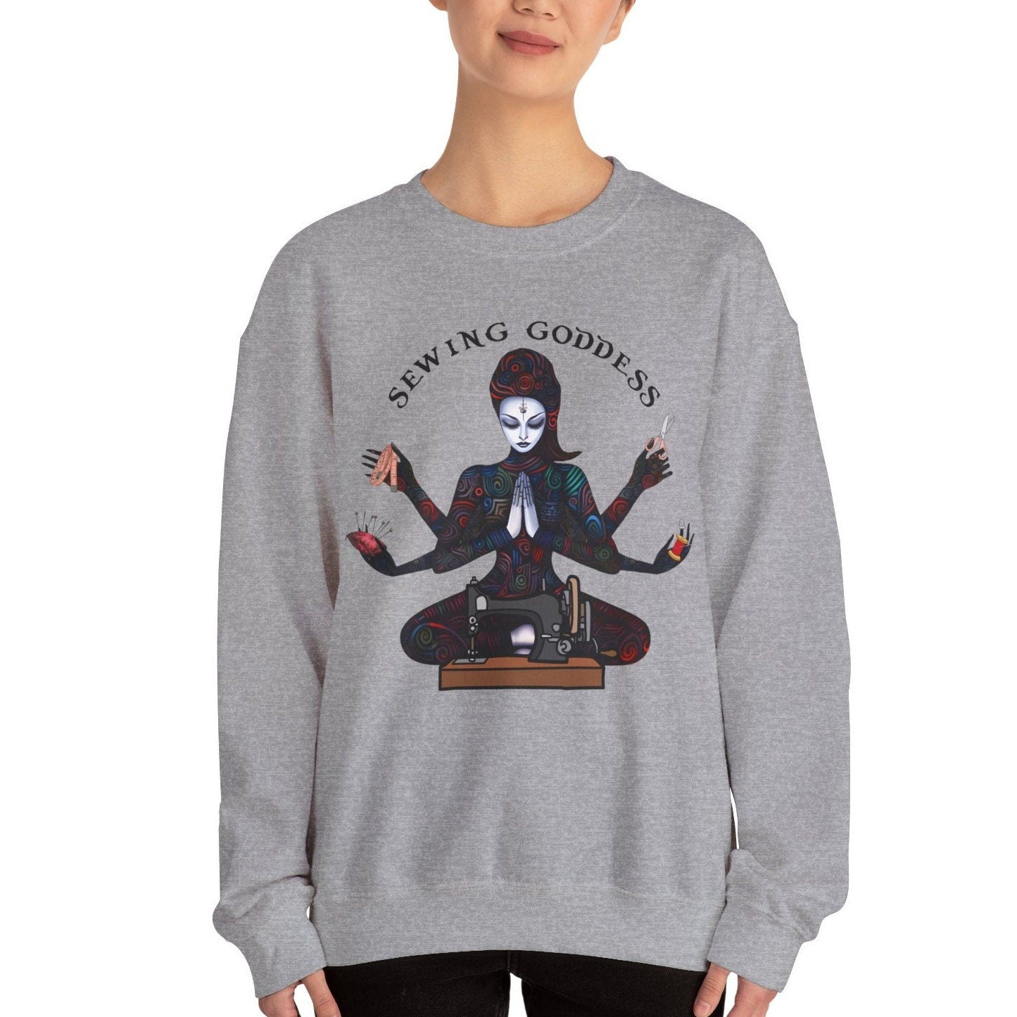 Sewing Goddess Sweatshirt, Sewer