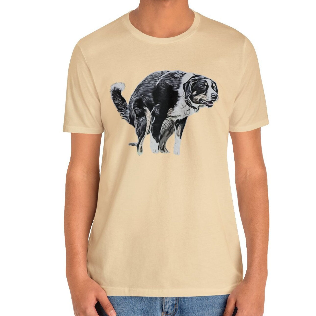 Pooping Bernese Mountain Dog Shirt, Pooping Dog