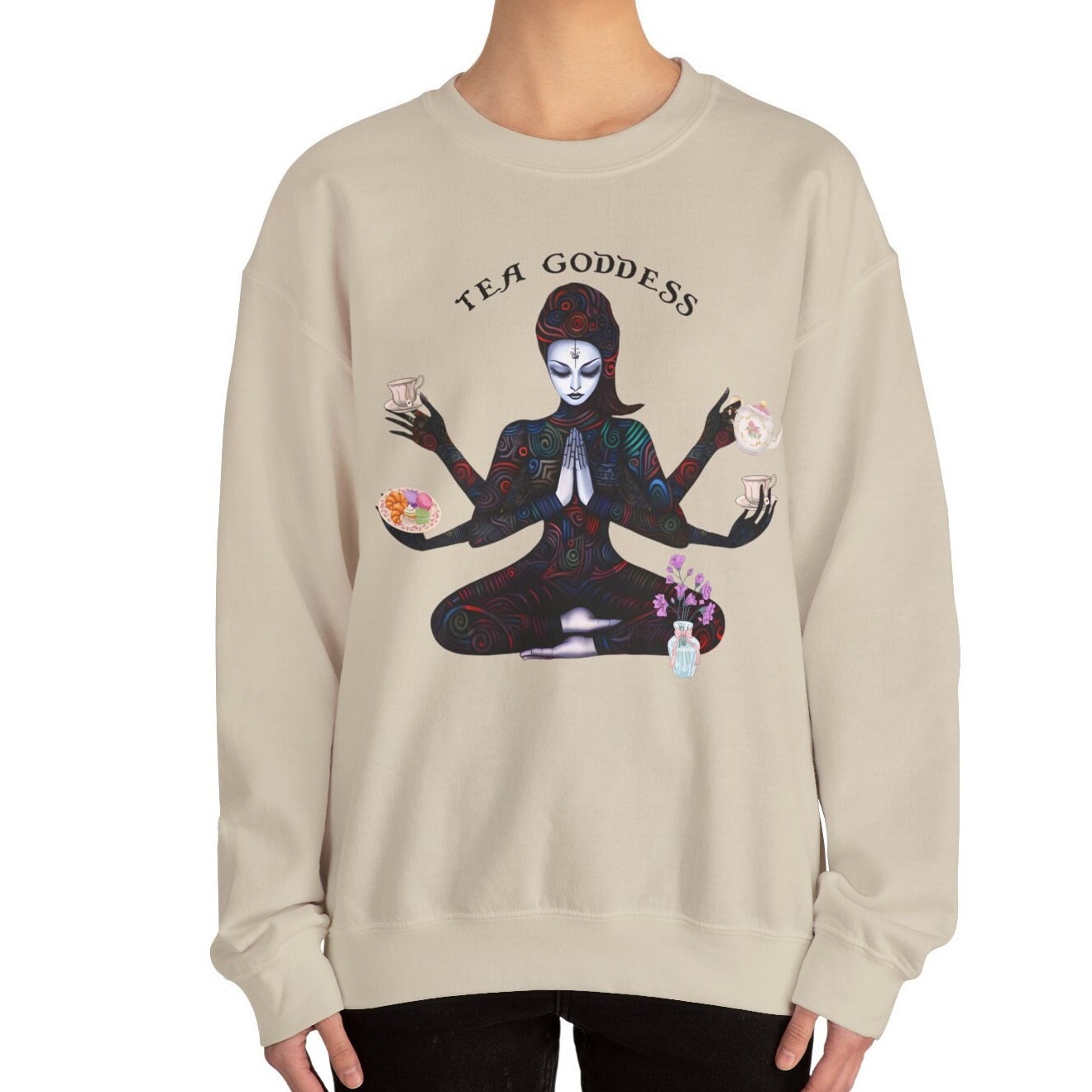 Tea Goddess Sweatshirt, Tea Party