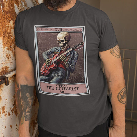 The Guitarist Tarot Card Shirt, Electric Guitar Player