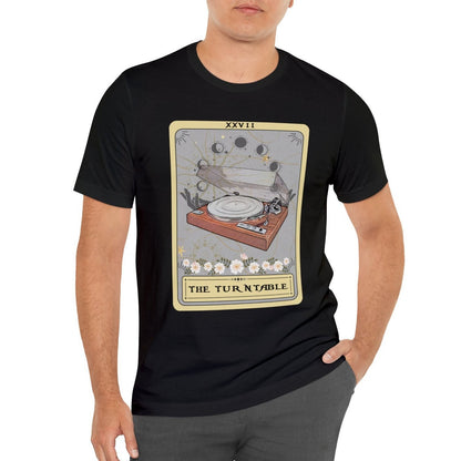 The Turntable Tarot Card Shirt, Vinyl Lover