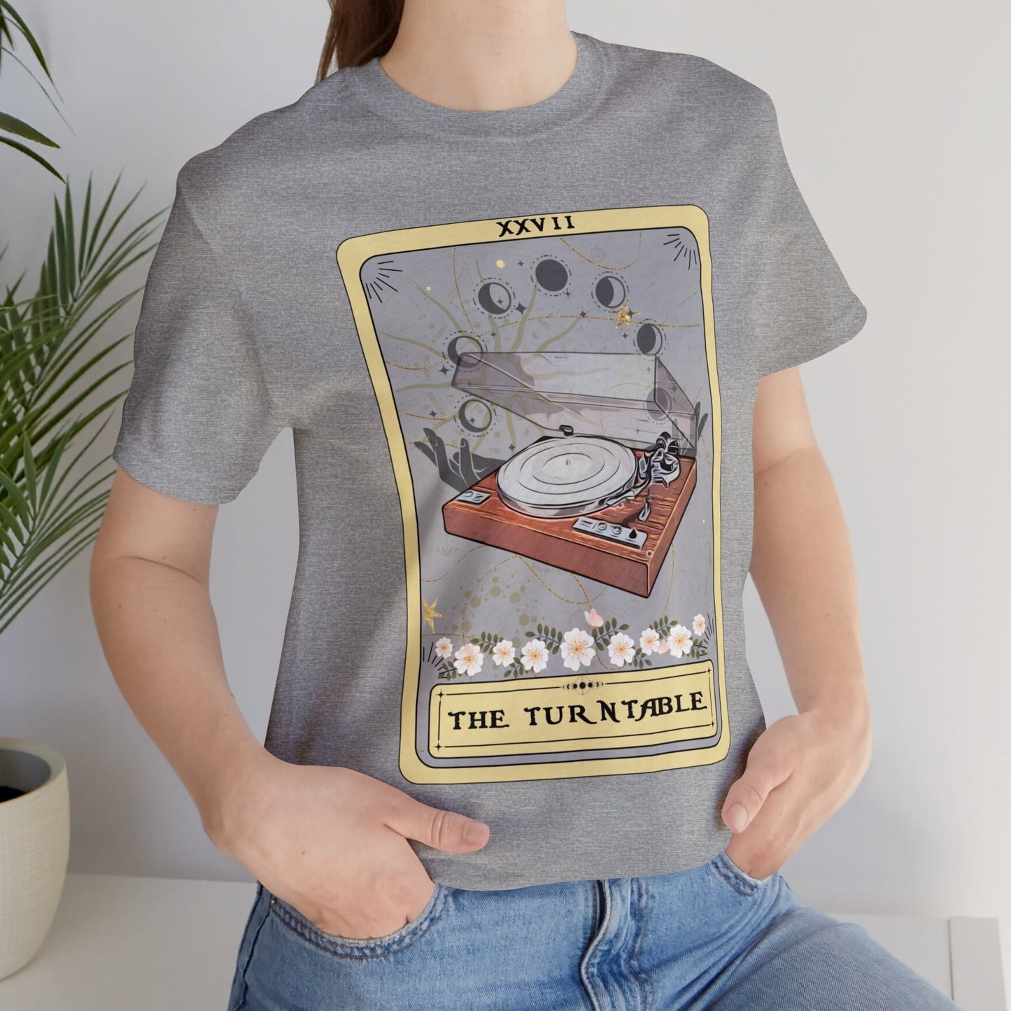 The Turntable Tarot Card Shirt, Vinyl Lover