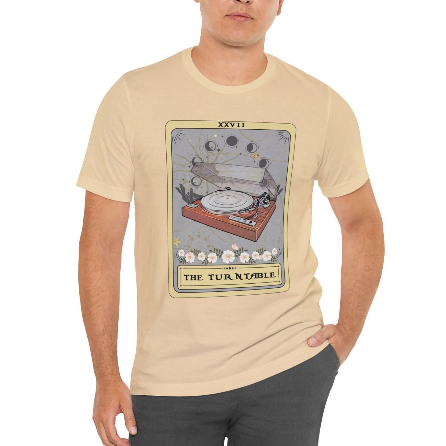 The Turntable Tarot Card Shirt, Vinyl Lover