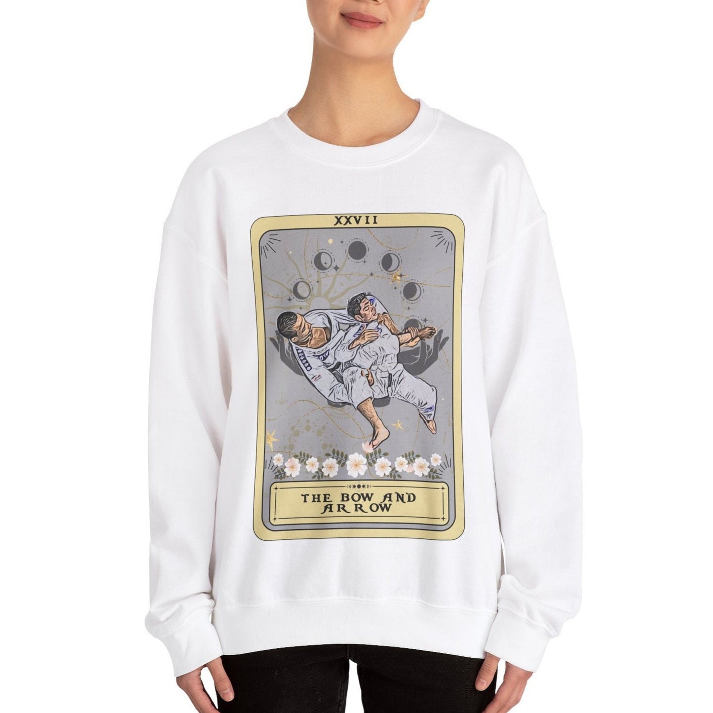 Jiu Jitsu Sweatshirt The Bow and Arrow Tarot Card