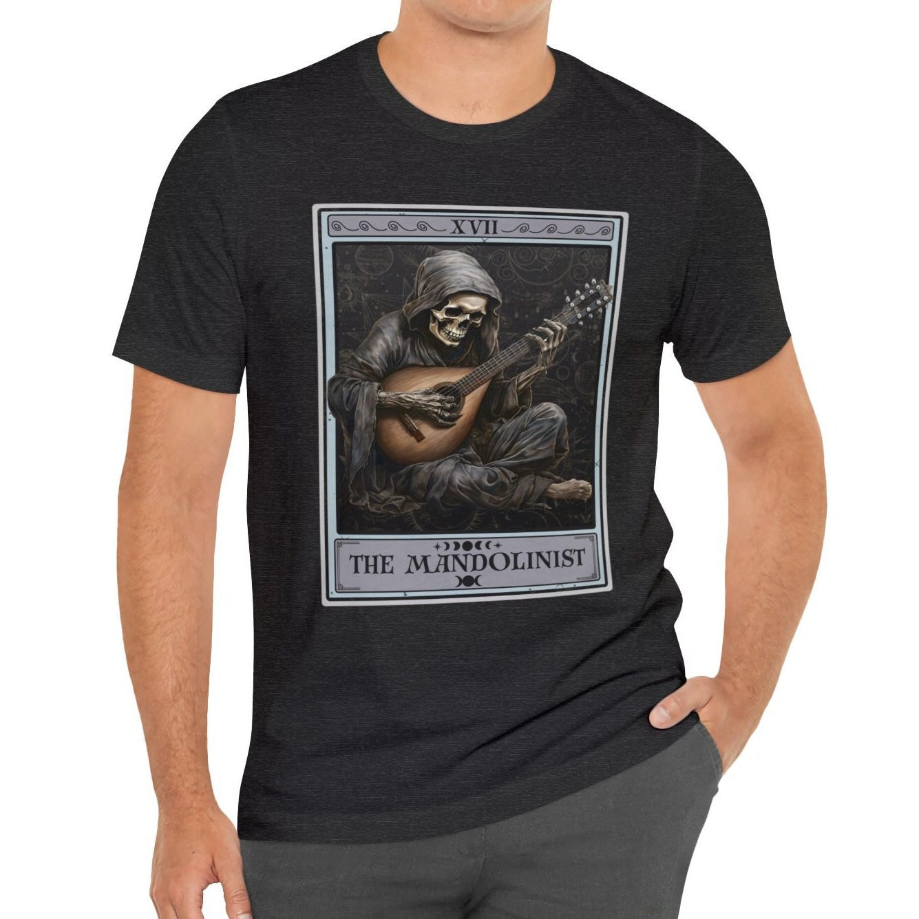 The Mandolinist Tarot Card Shirt, Mandolin Player