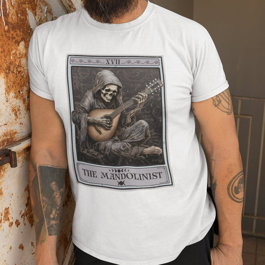 The Mandolinist Tarot Card Shirt, Mandolin Player