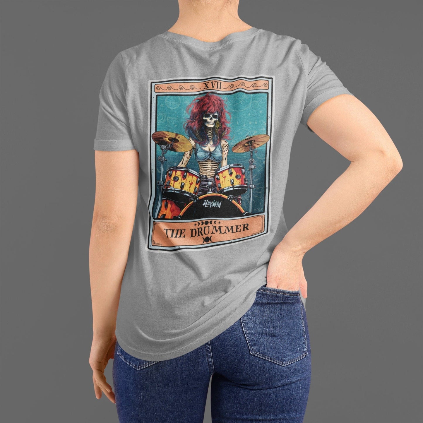 Woman The Drummer Tarot Card Shirt