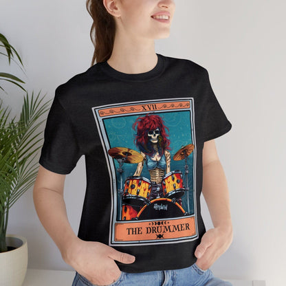 Woman Drummer Tarot Card Shirt