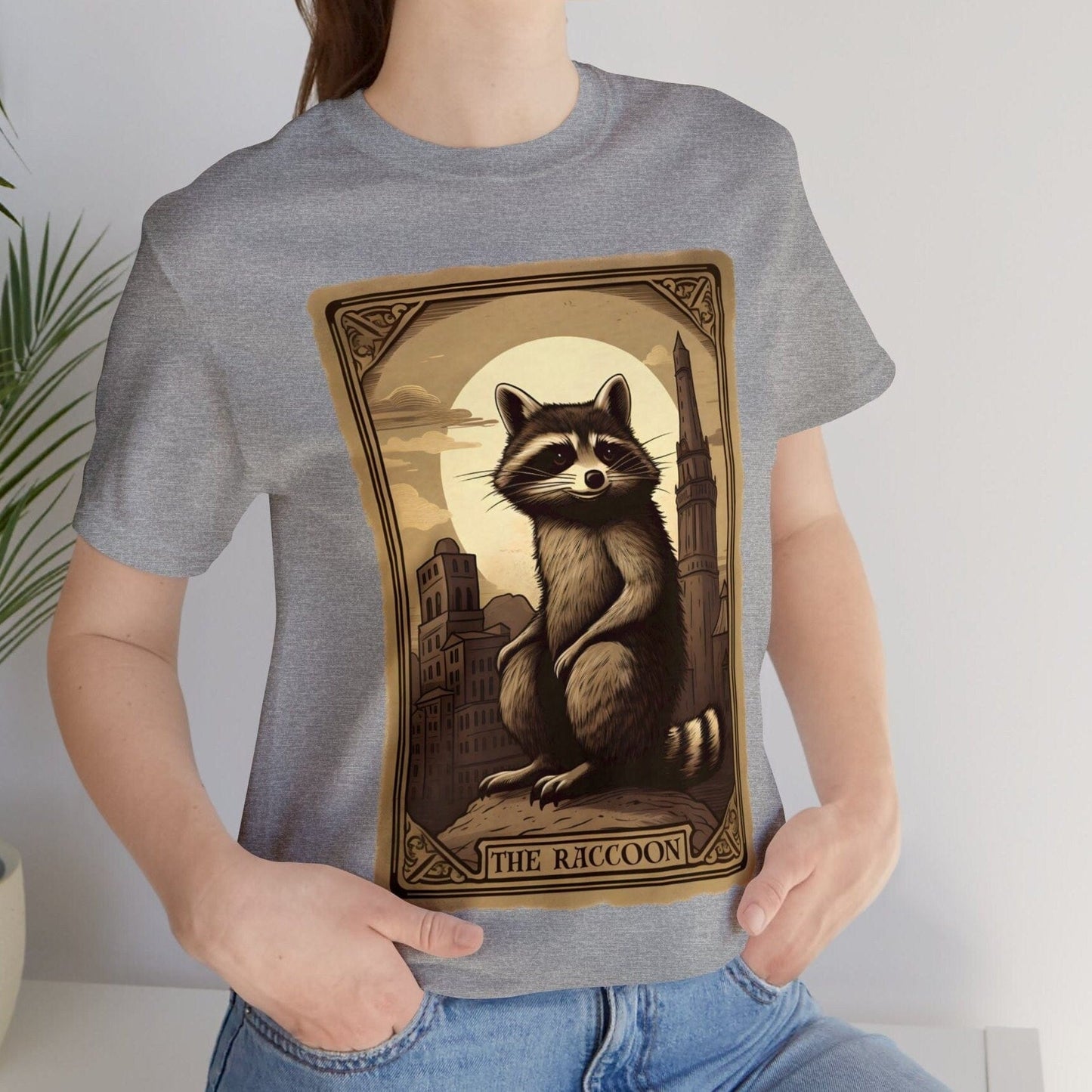 The Raccoon Tarot Card Shirt, Animal Lover