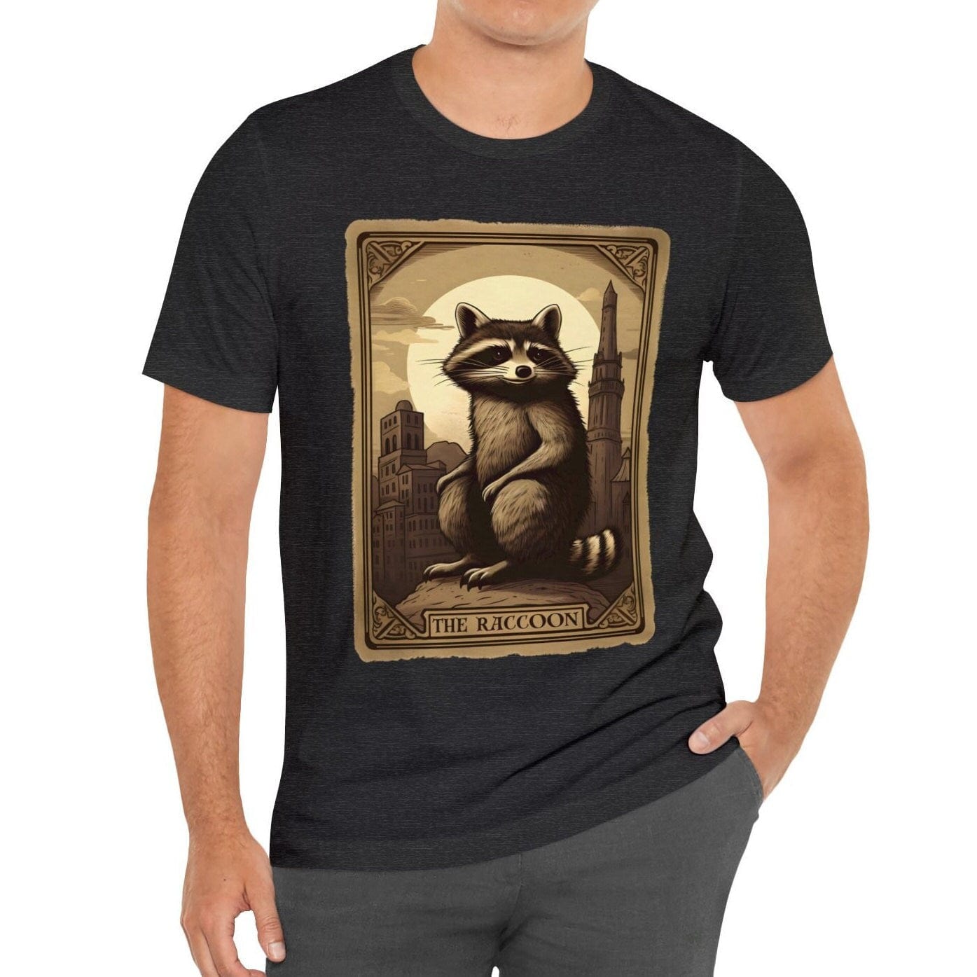 The Raccoon Tarot Card Shirt, Animal Lover