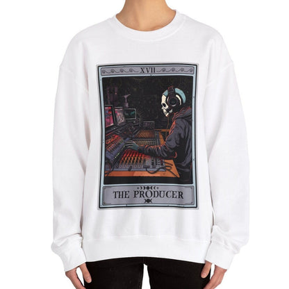 The Producer Tarot Card Sweatshirt, Music Recording Studio