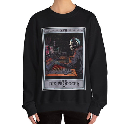 The Producer Tarot Card Sweatshirt, Music Recording Studio