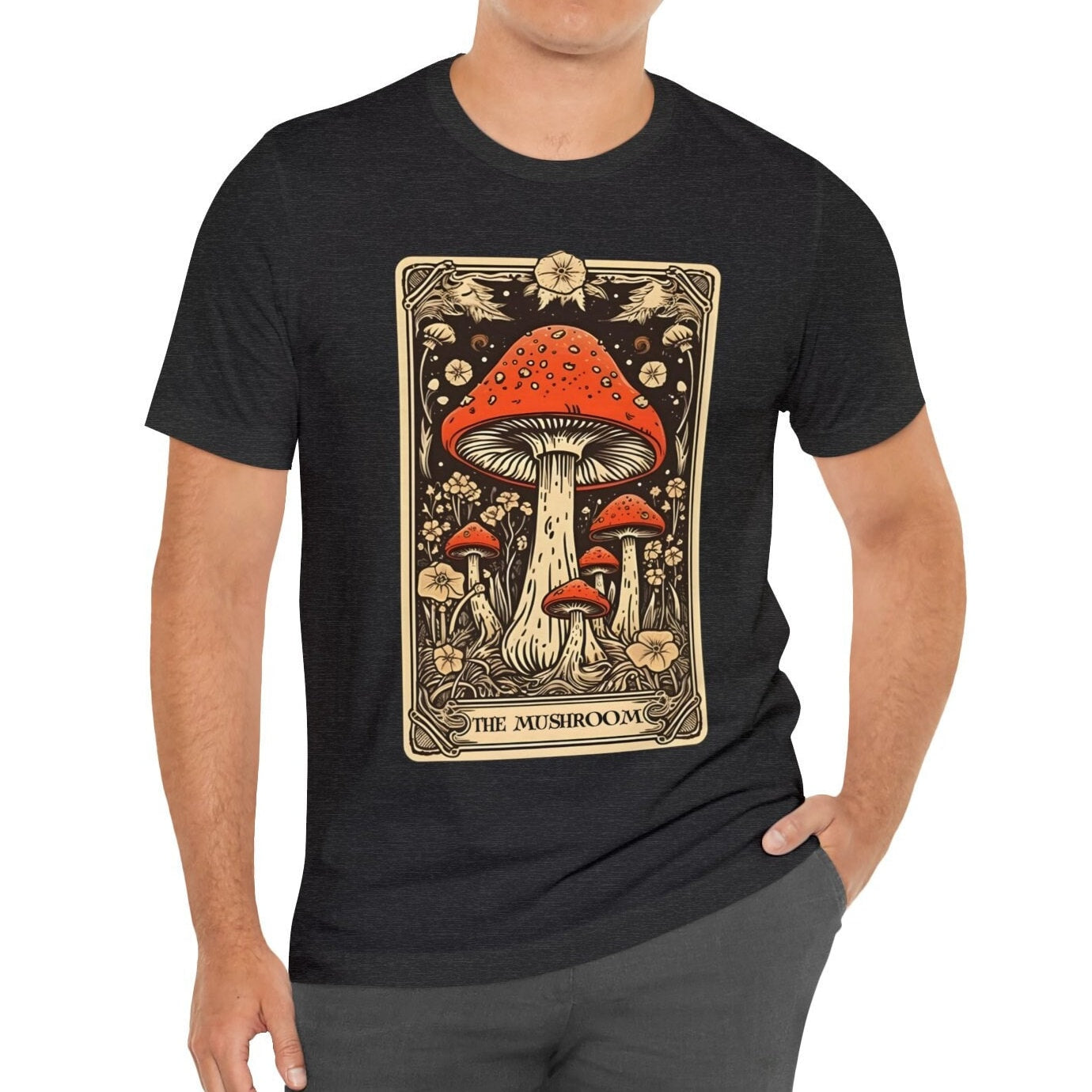 The Mushroom Tarot Card Shirt, Foraging Mycology