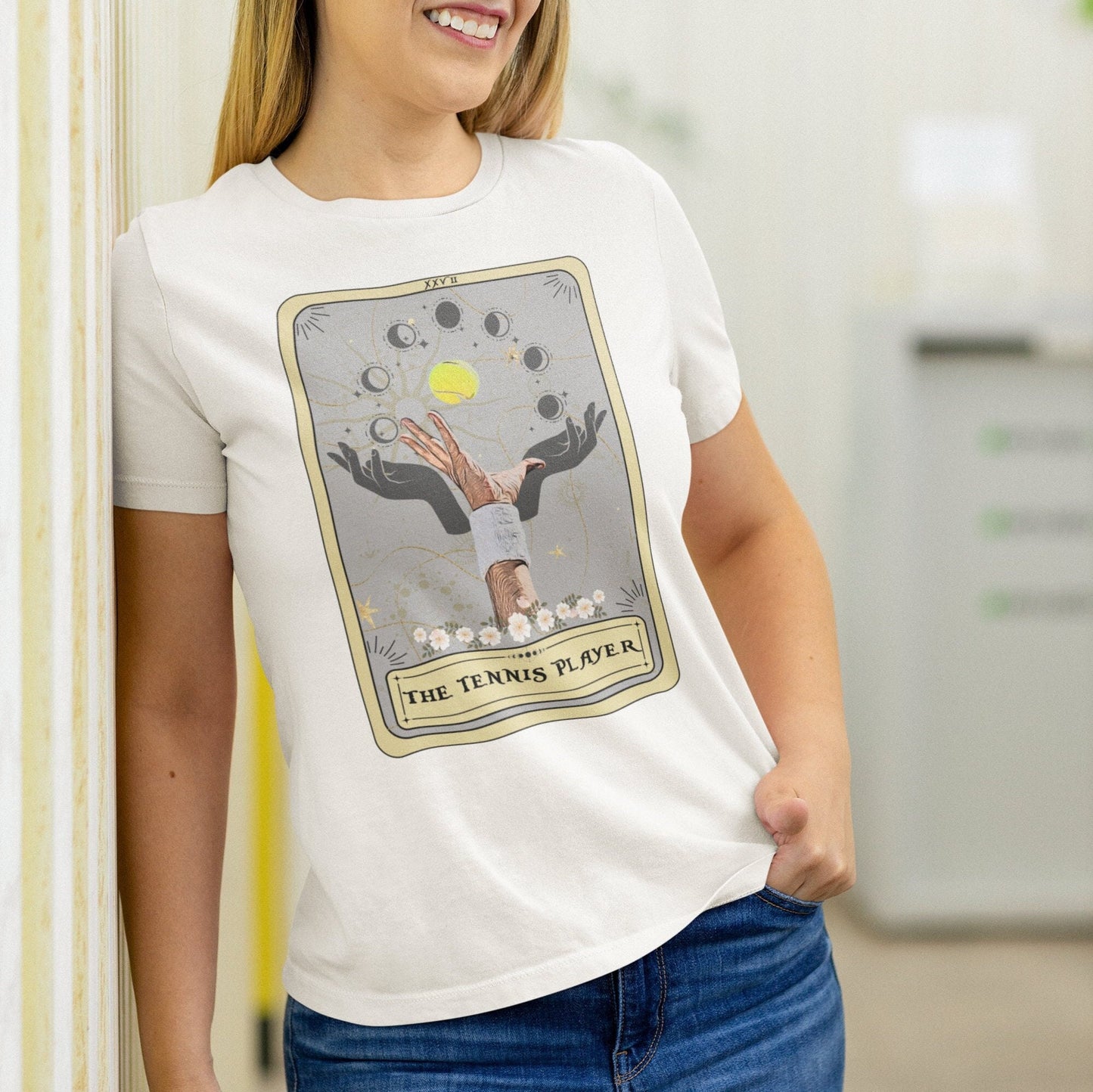 Tennis Player Tarot Card Shirt