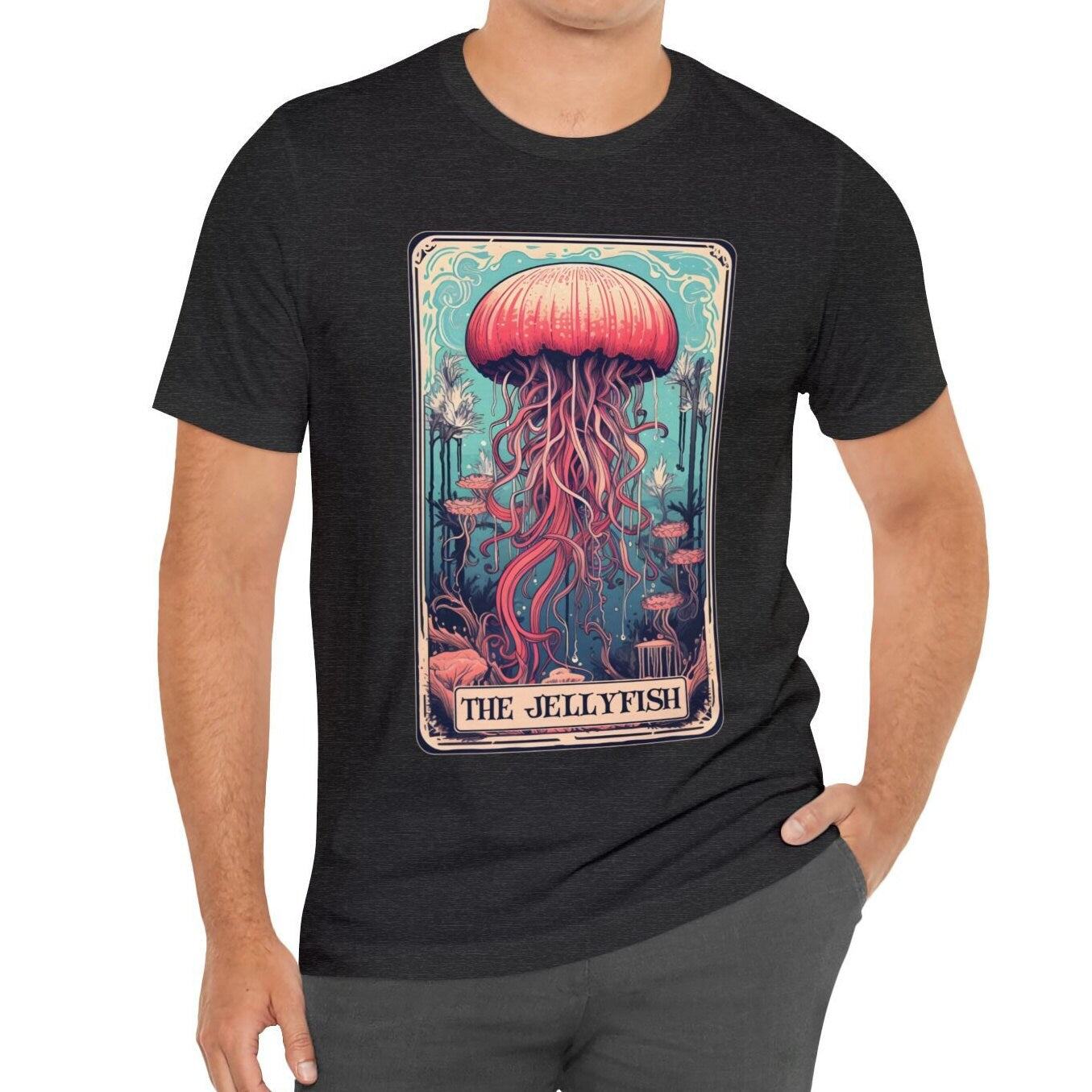 The Jellyfish Tarot Card Shirt, Ocean Marine Biologist