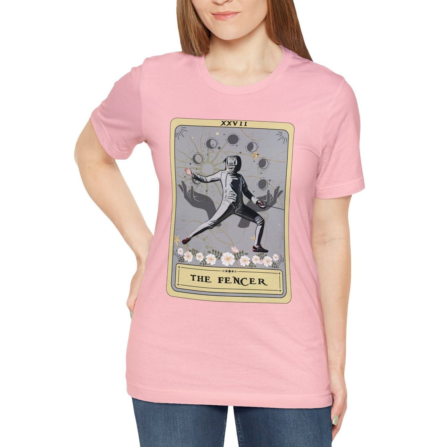 The Fencer Tarot Card Shirt, fencing