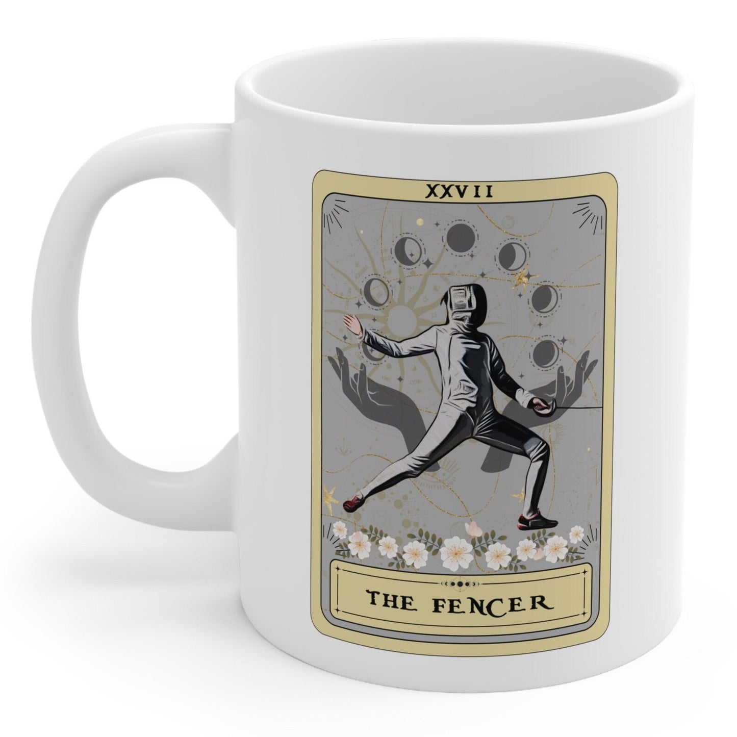 The Fencer Tarot Card Mug, Fencing