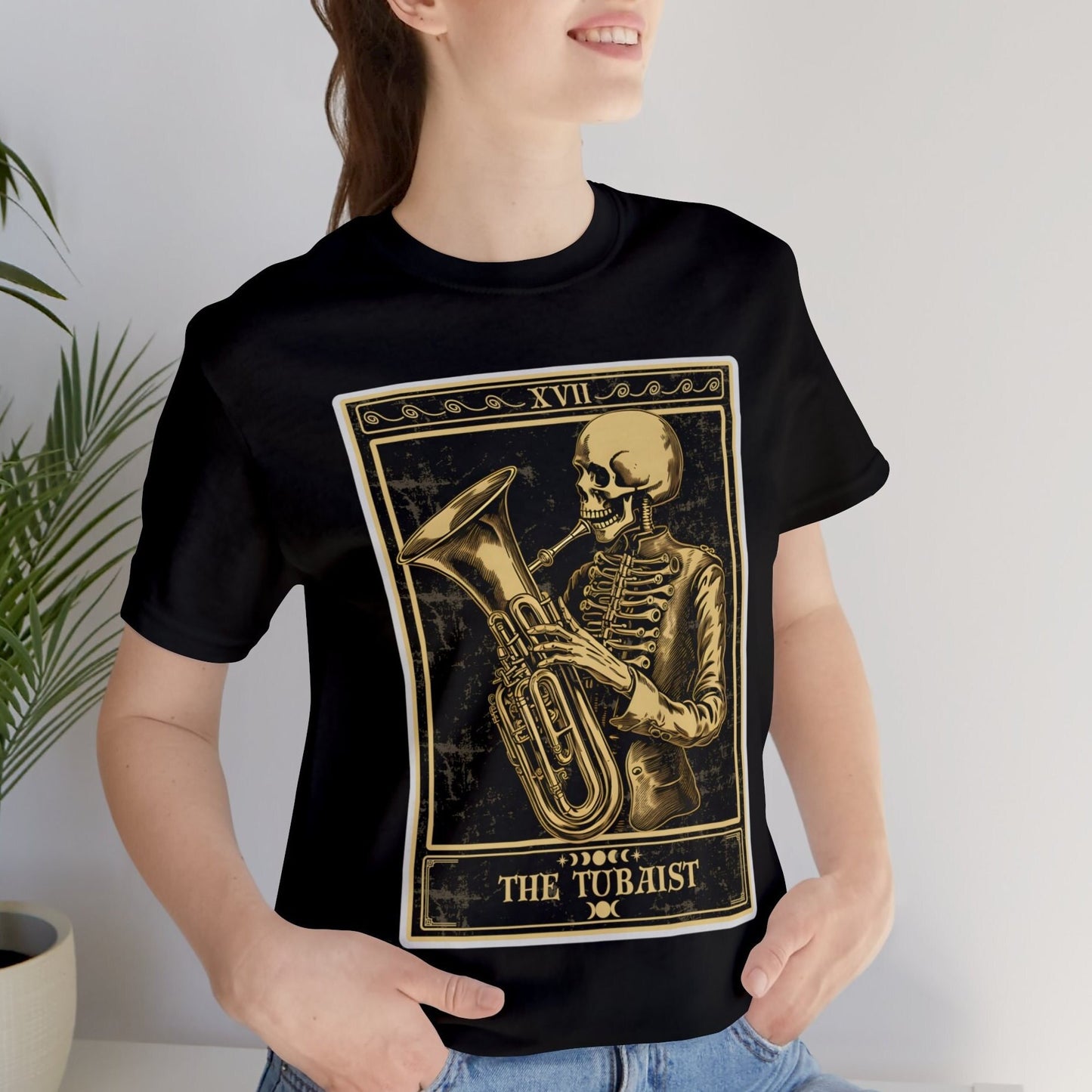 The Tubaist Tarot Card Shirt, Tuba Player