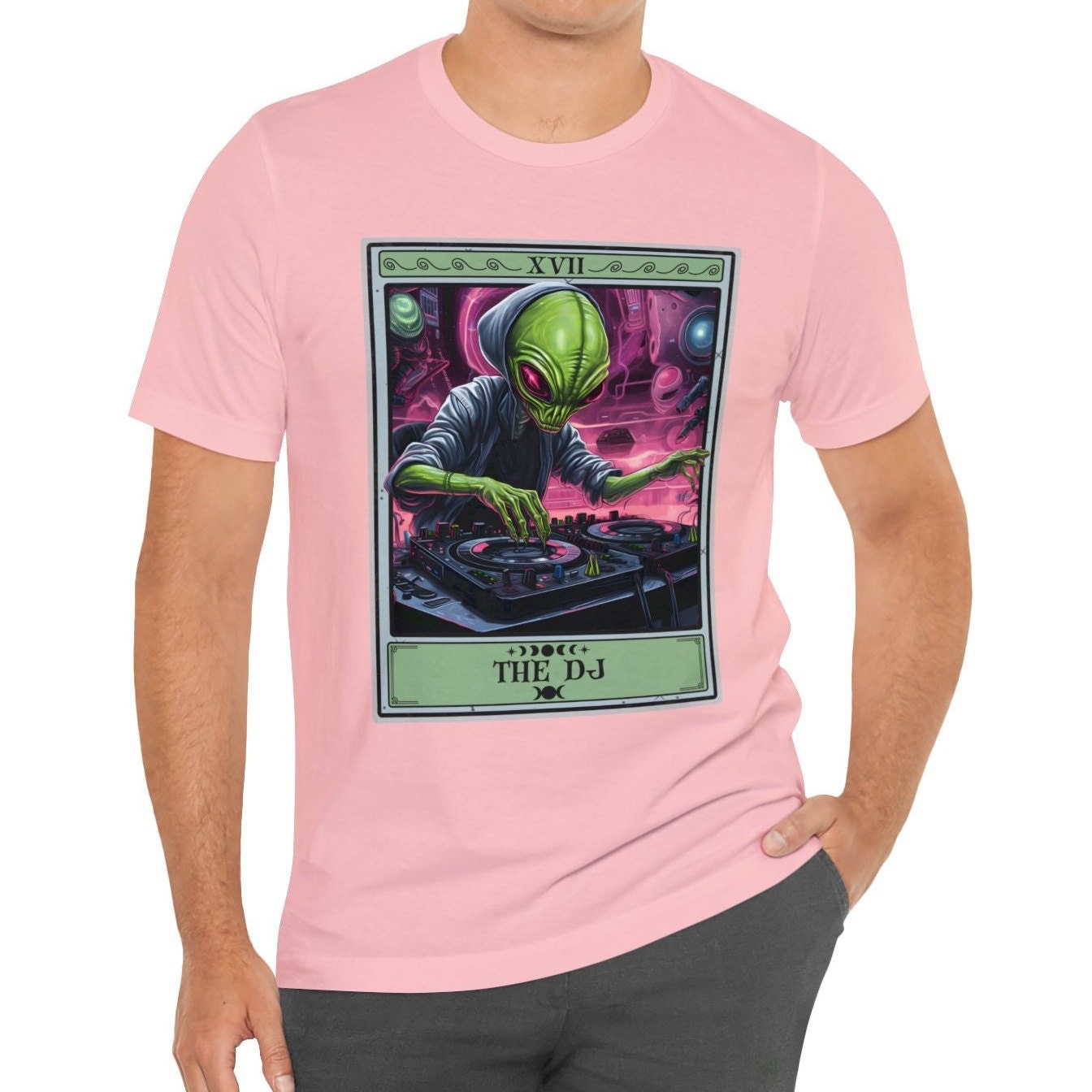 The DJ Tarot Card Shirt Alien