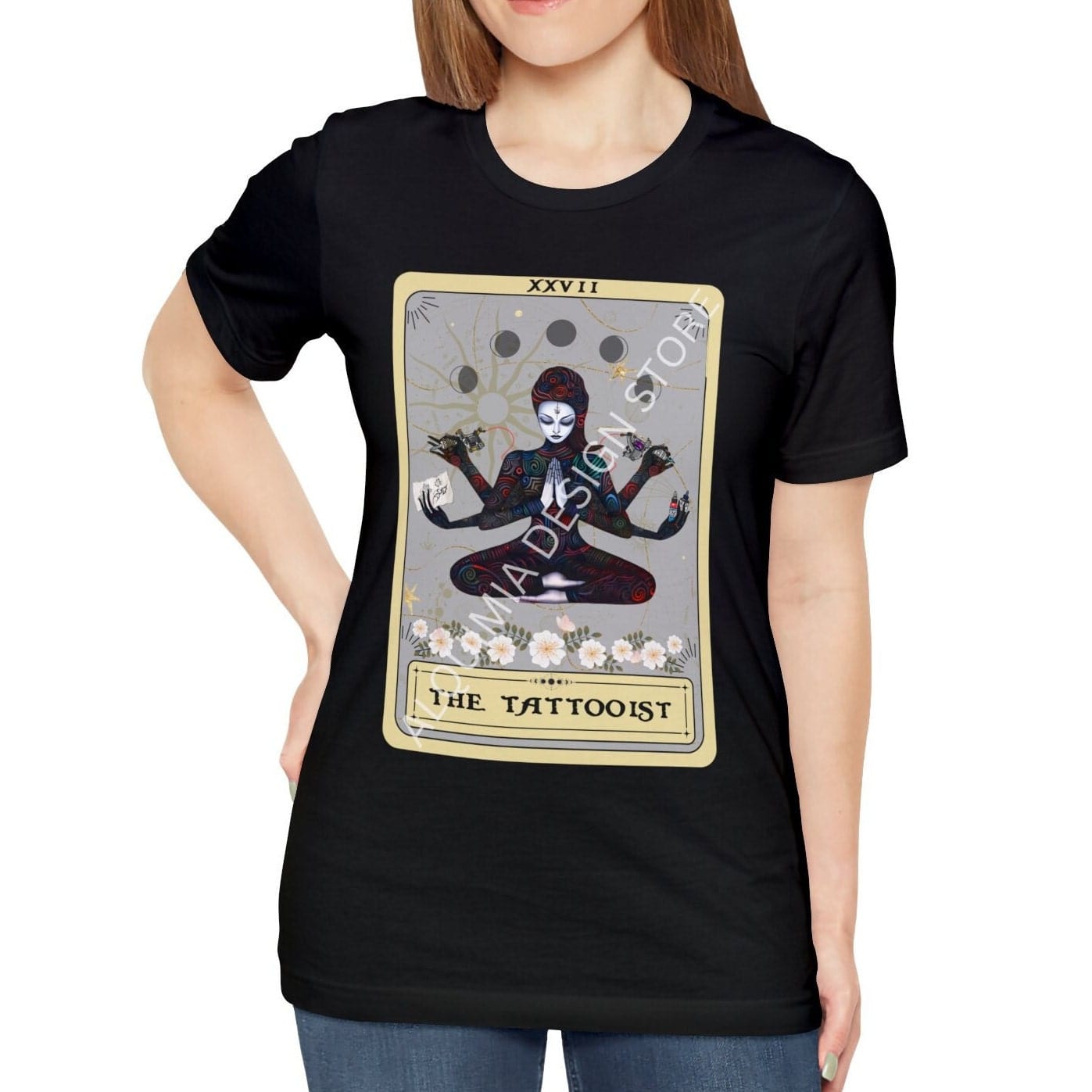 The Tattooist Goddess Tarot Card Shirt, Tattoo Shop