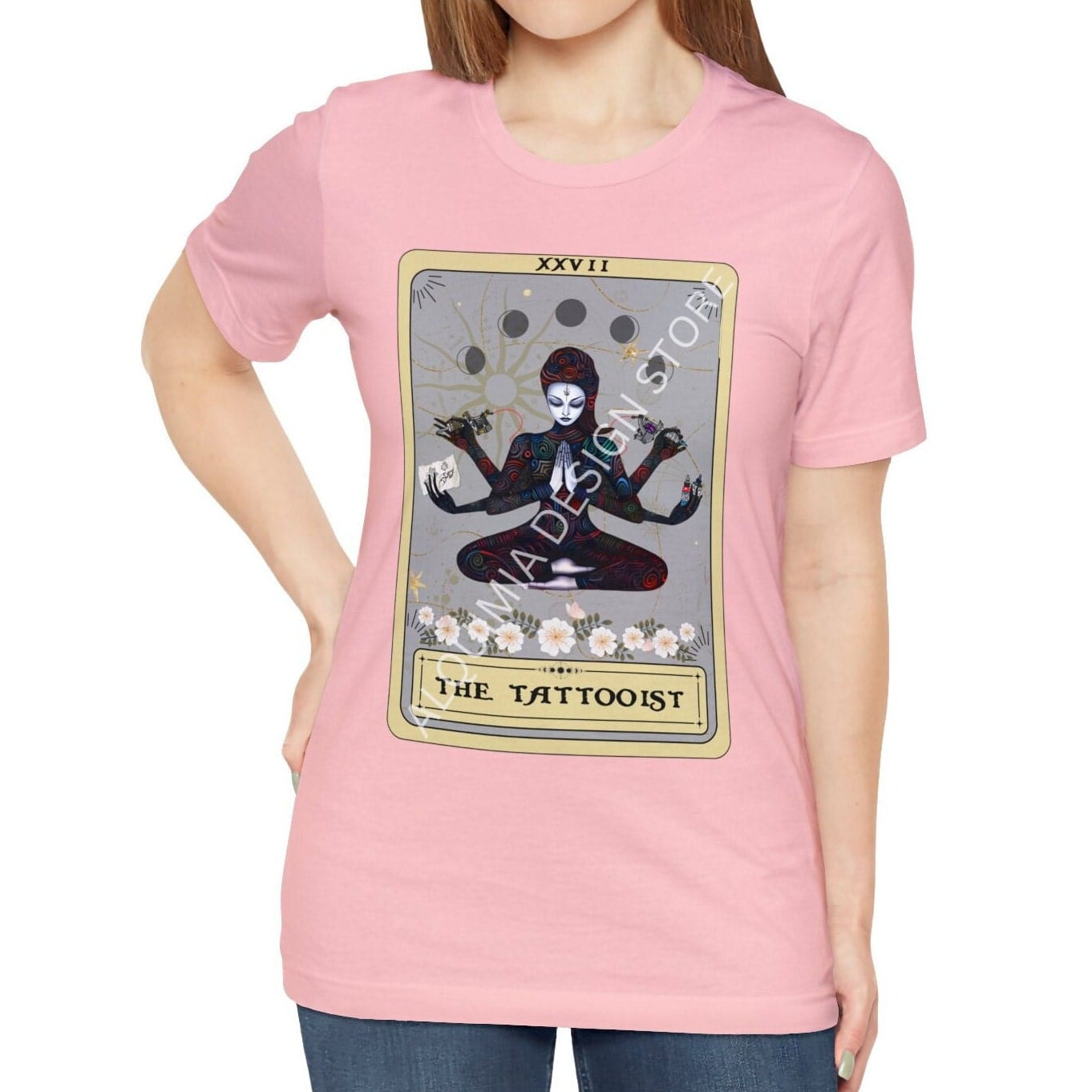 The Tattooist Goddess Tarot Card Shirt, Tattoo Shop