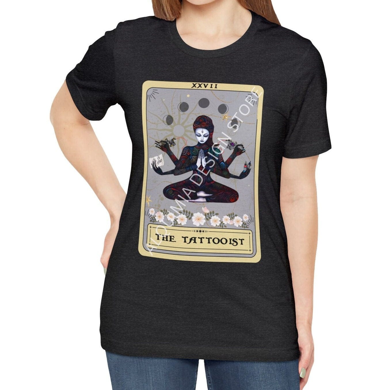 The Tattooist Goddess Tarot Card Shirt, Tattoo Shop