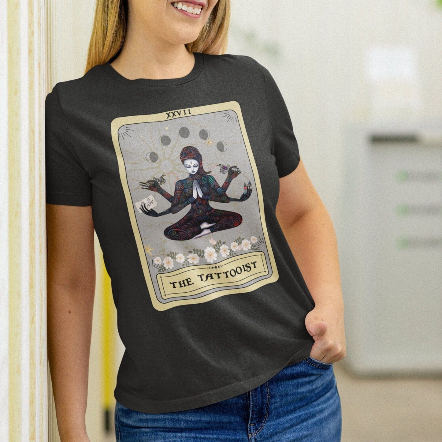 The Tattooist Goddess Tarot Card Shirt, Tattoo Shop