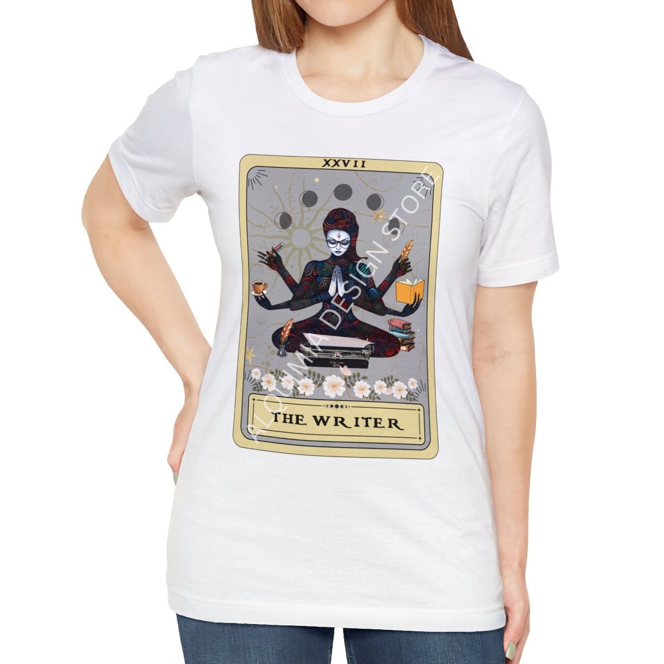 The Writer Goddess Tarot Card Shirt, Author