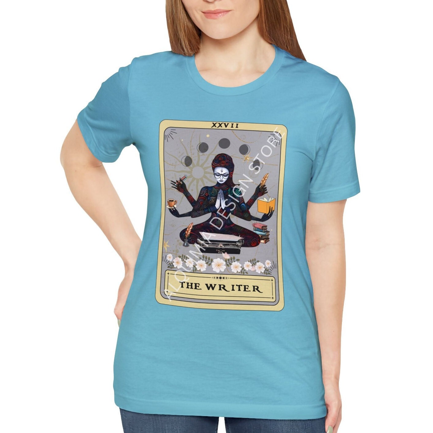 The Writer Goddess Tarot Card Shirt, Author