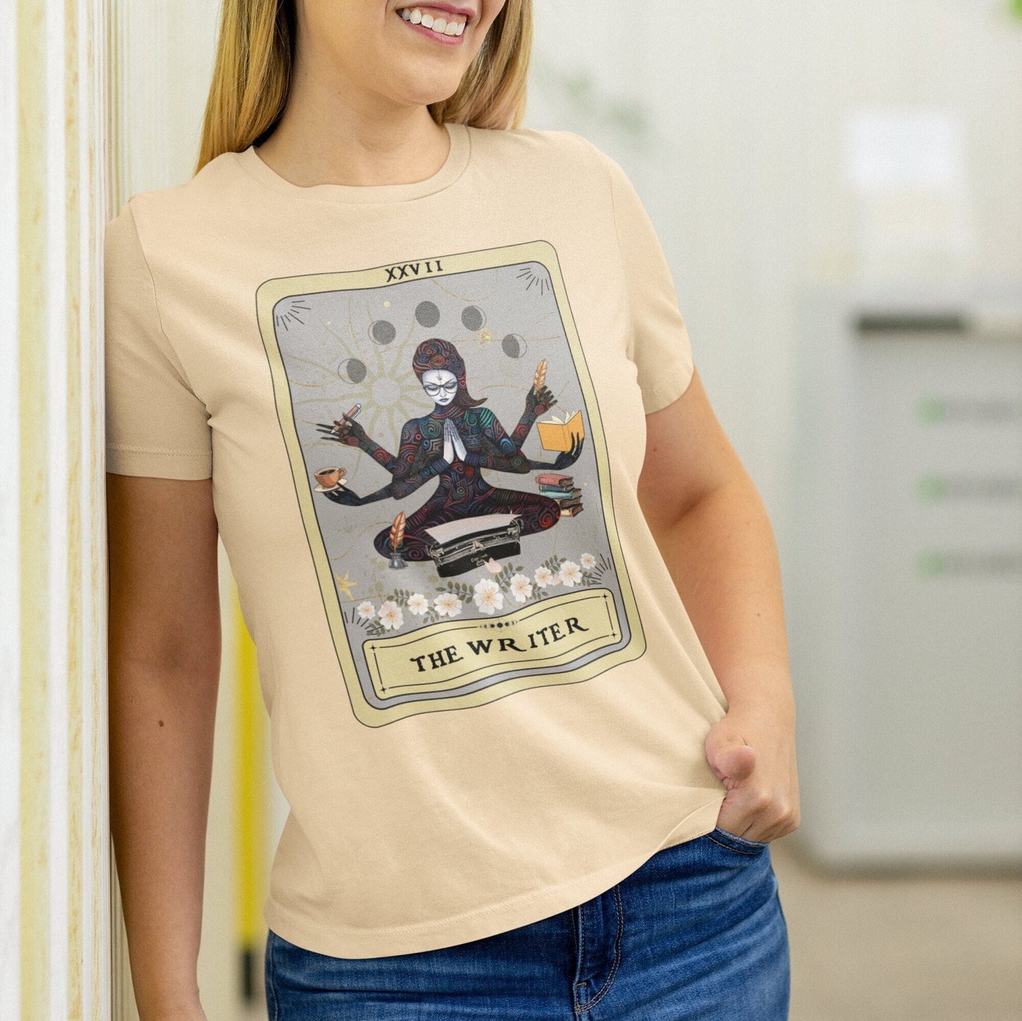 The Writer Goddess Tarot Card Shirt, Author