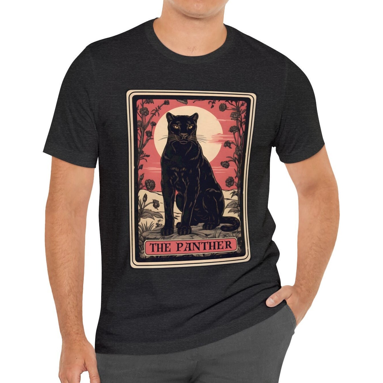 The Panther Tarot Card Shirt, Black Panther