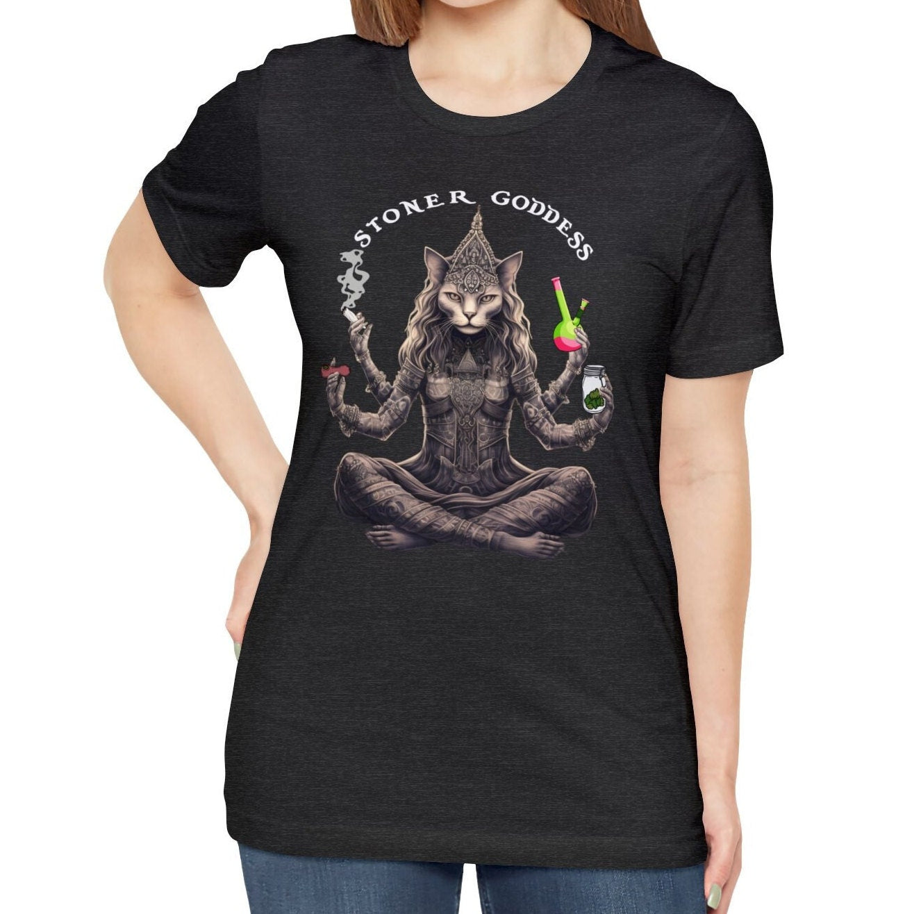 Stoner Cat Goddess Shirt