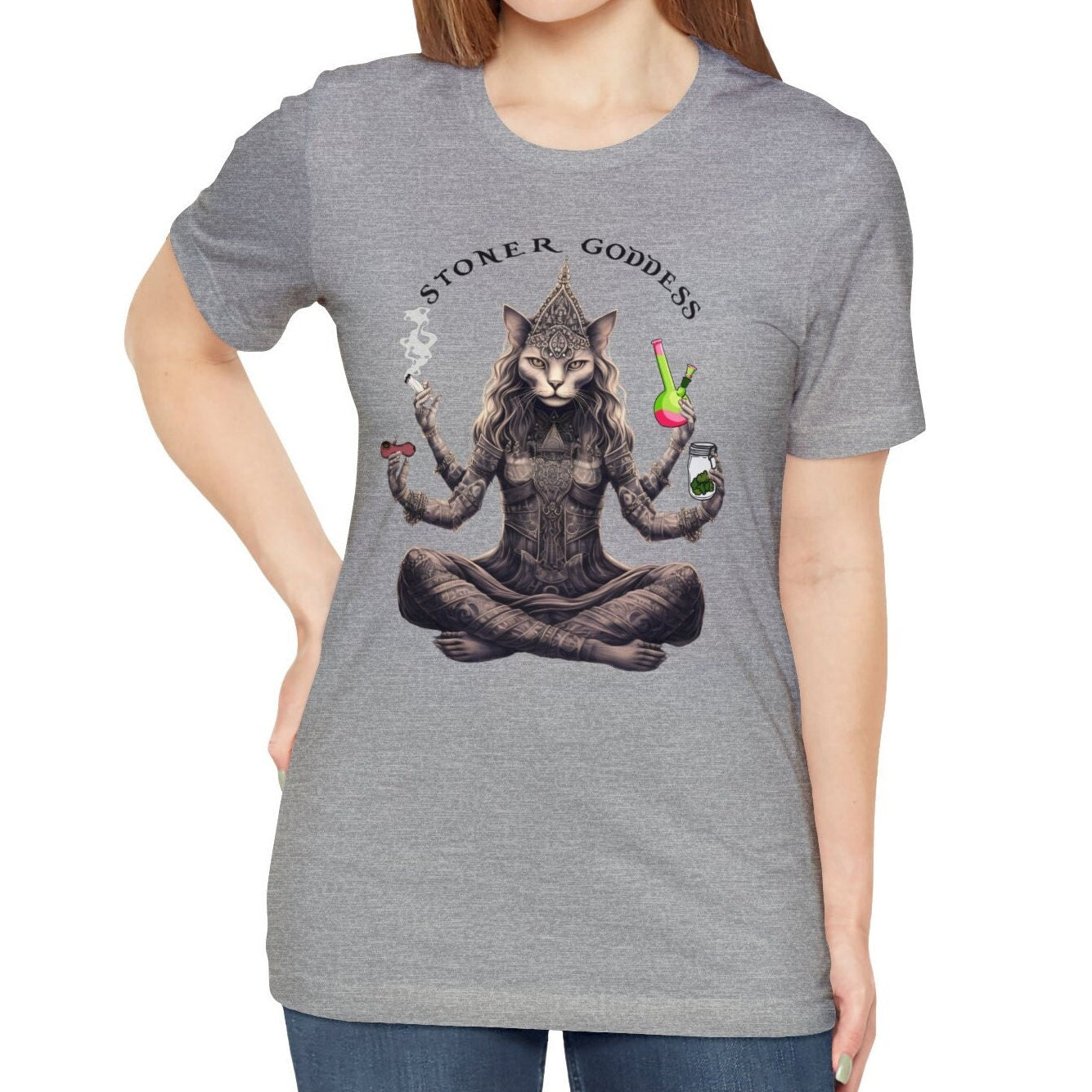 Stoner Cat Goddess Shirt