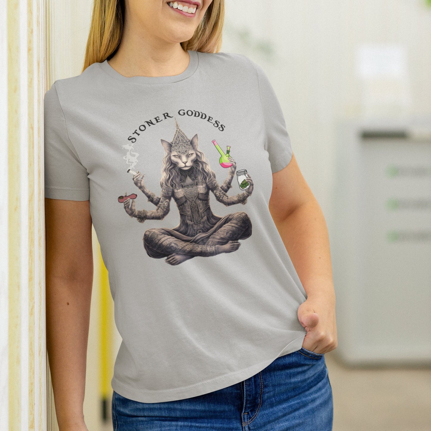 Stoner Cat Goddess Shirt