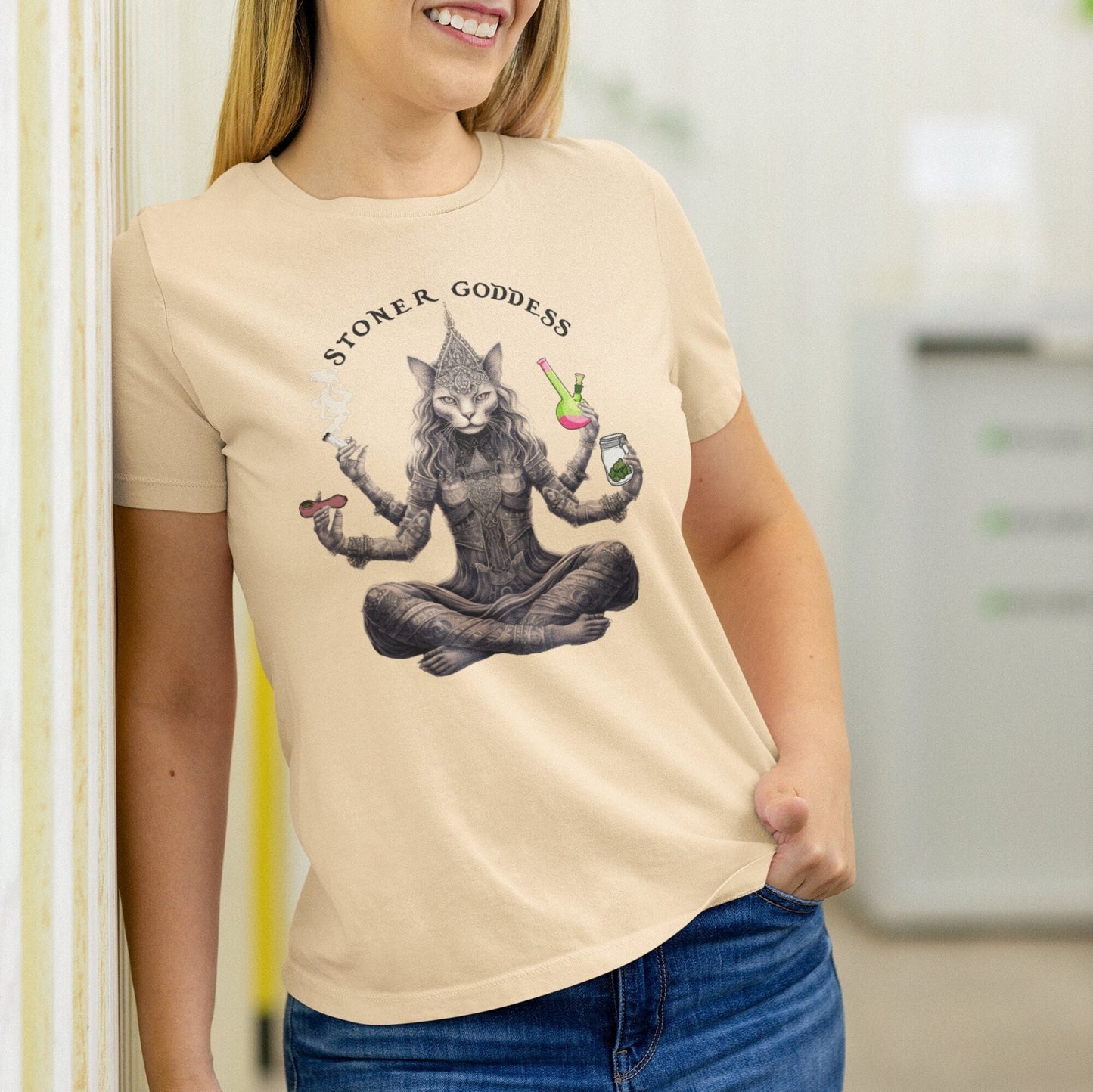 Stoner Cat Goddess Shirt