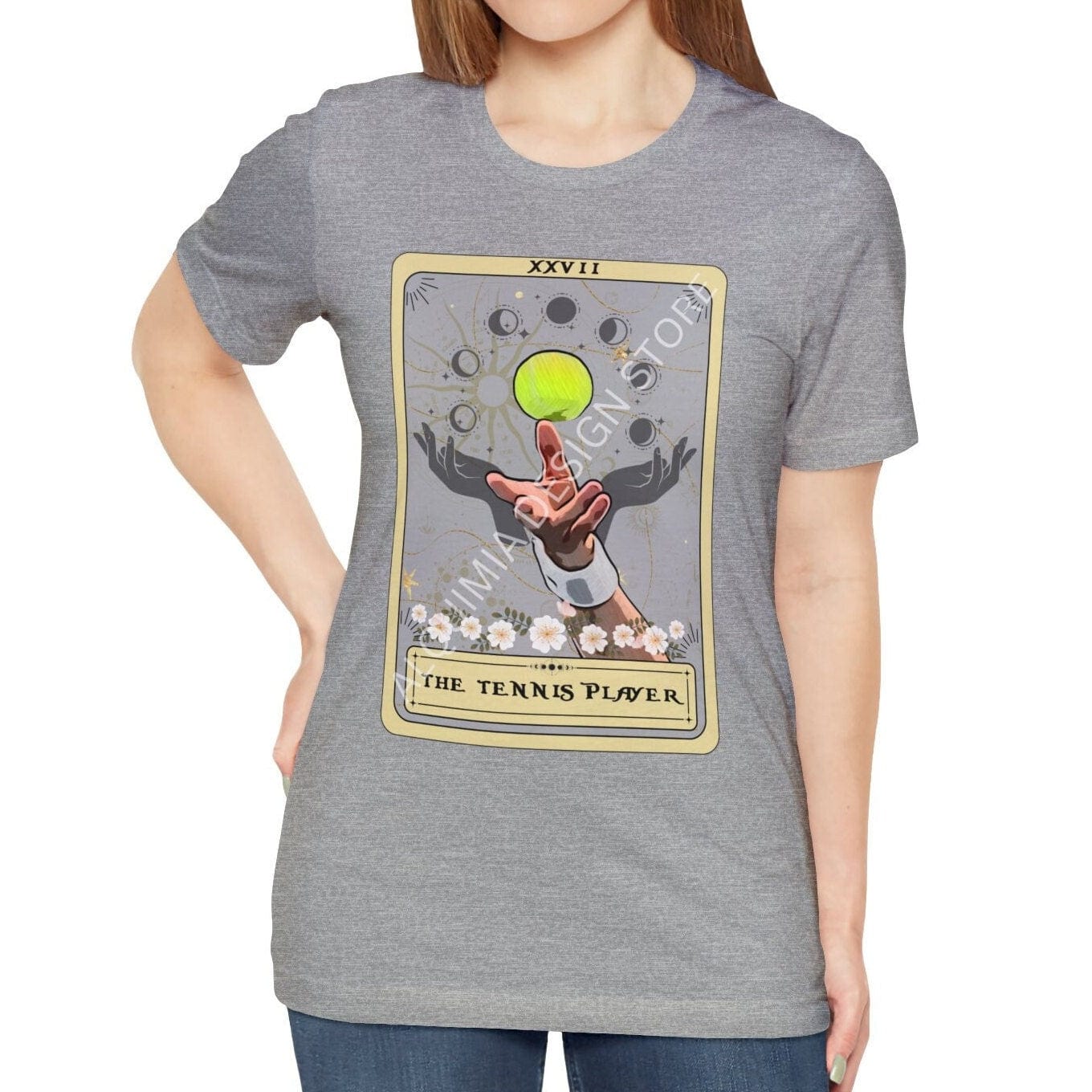 The Tennis Player Tarot Card Shirt