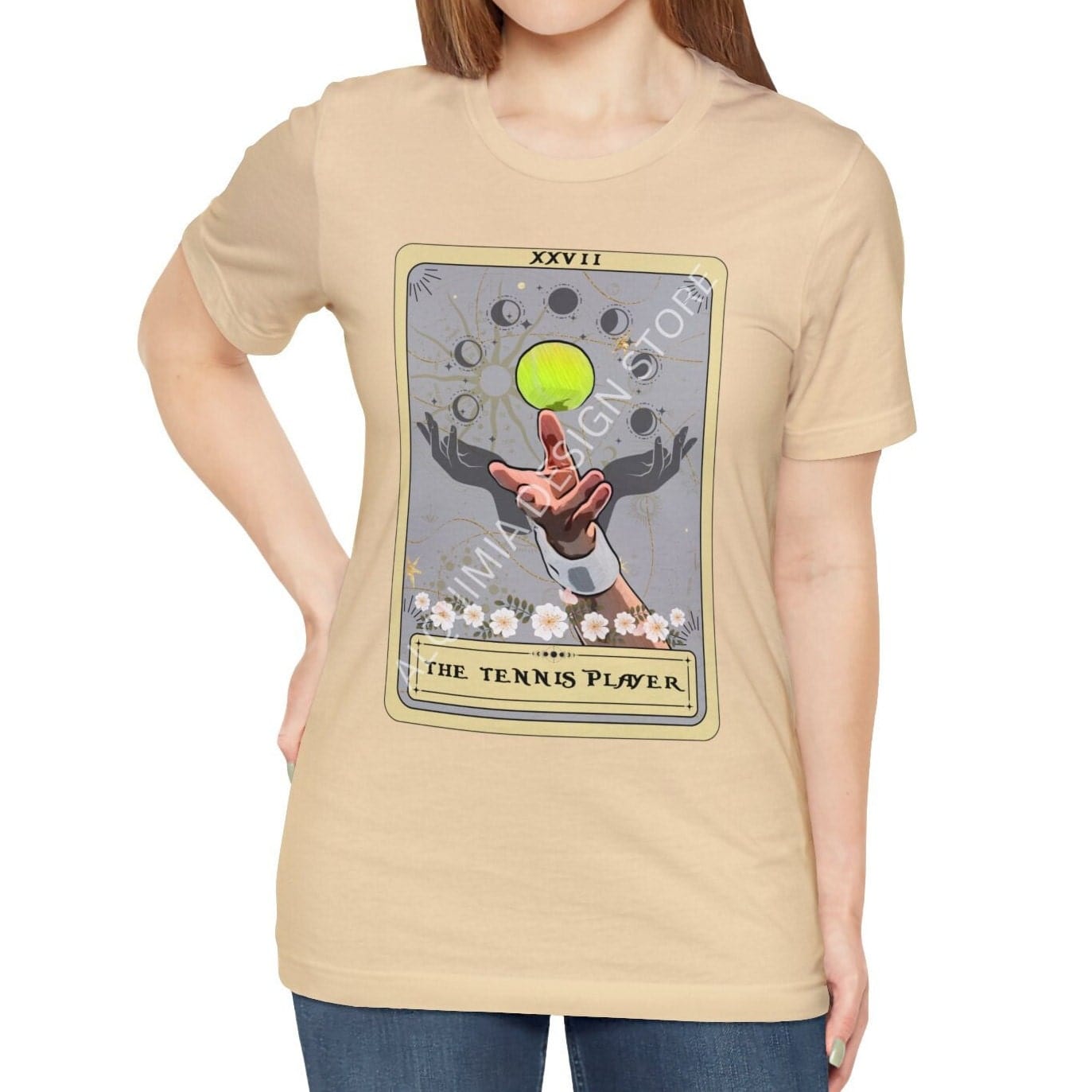 The Tennis Player Tarot Card Shirt