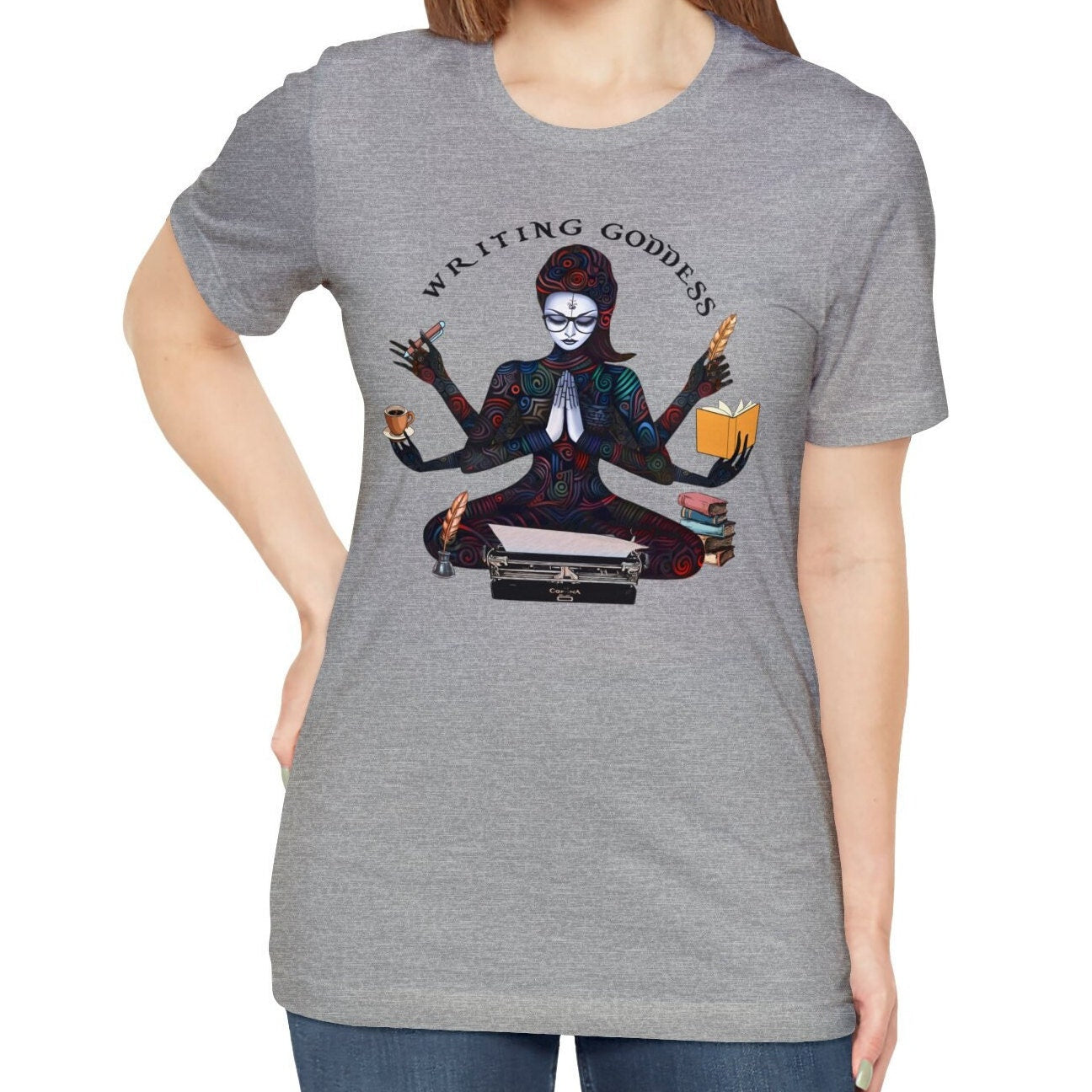 Writing Goddess T-shirt, Writer Author