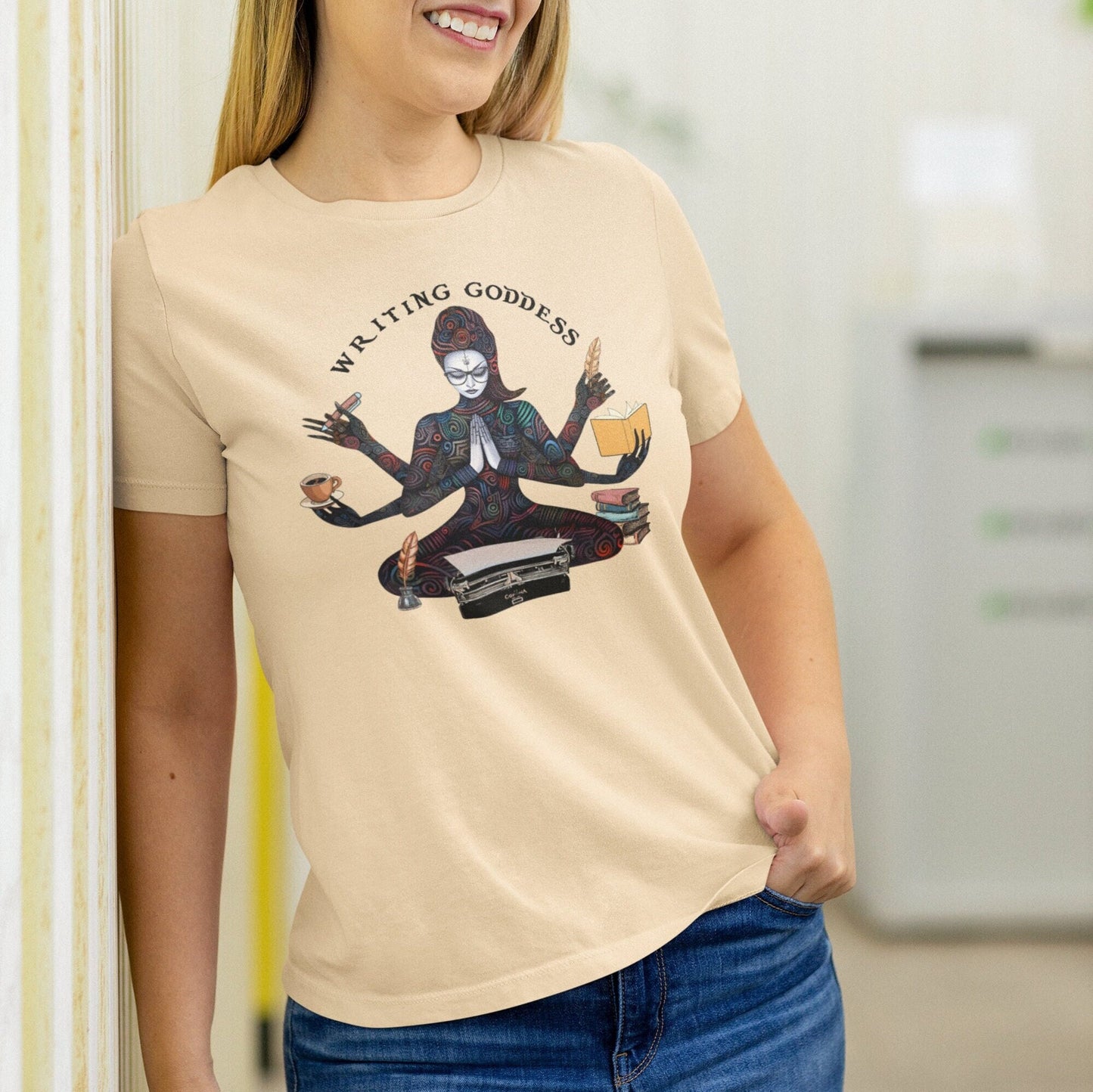 Writing Goddess T-shirt, Writer Author